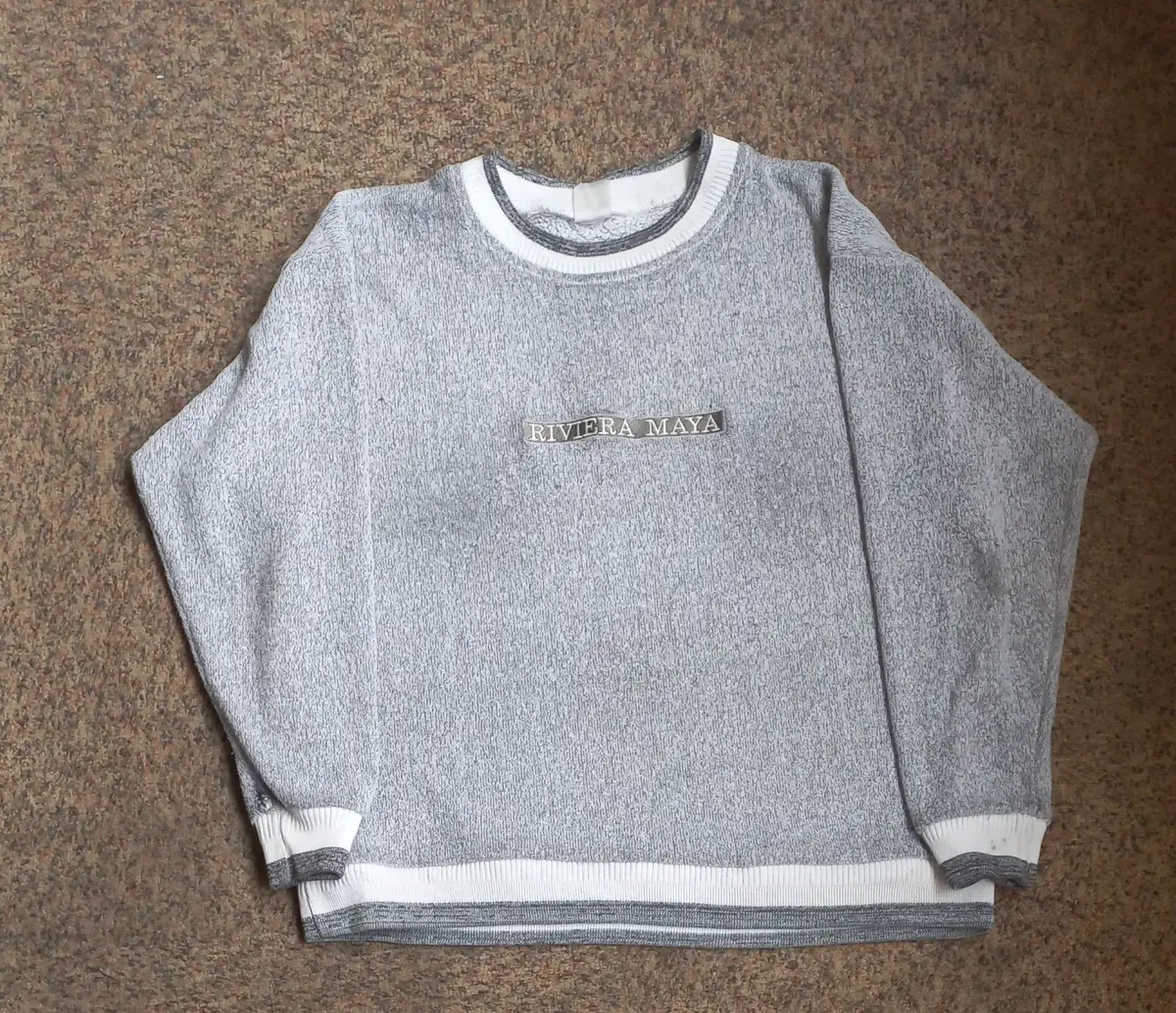 Riviera Maya Crewneck Sweatshirt Grey L