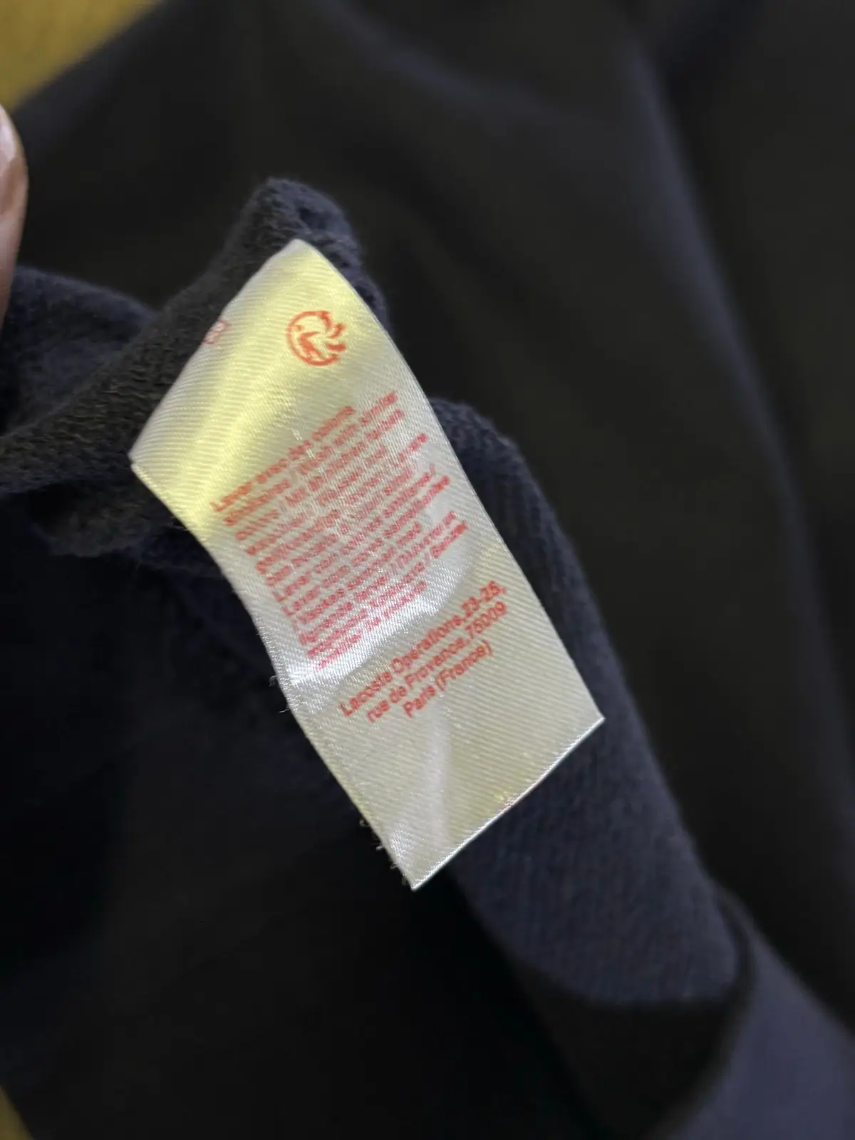 Supreme x Lacoste Live Crewneck Sweatshirt Navy