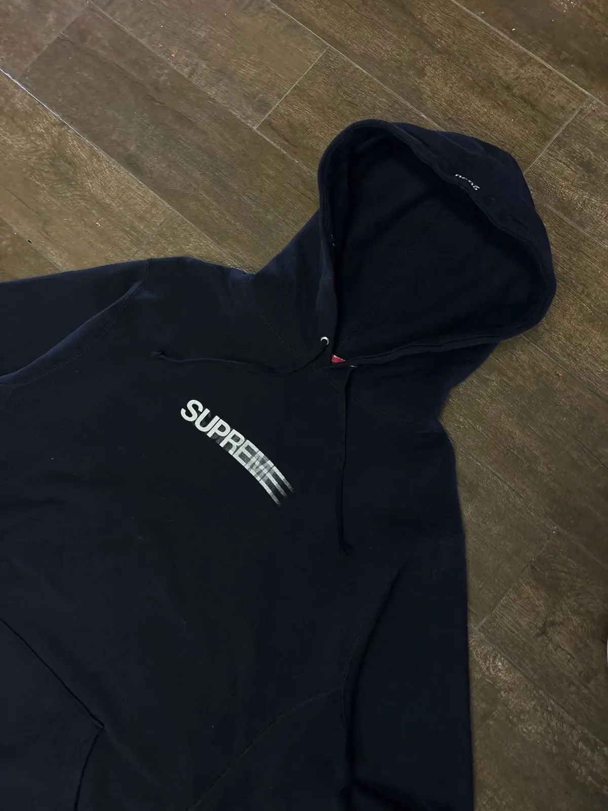 Supreme Motion Logo Hooded Sweatshirt Black