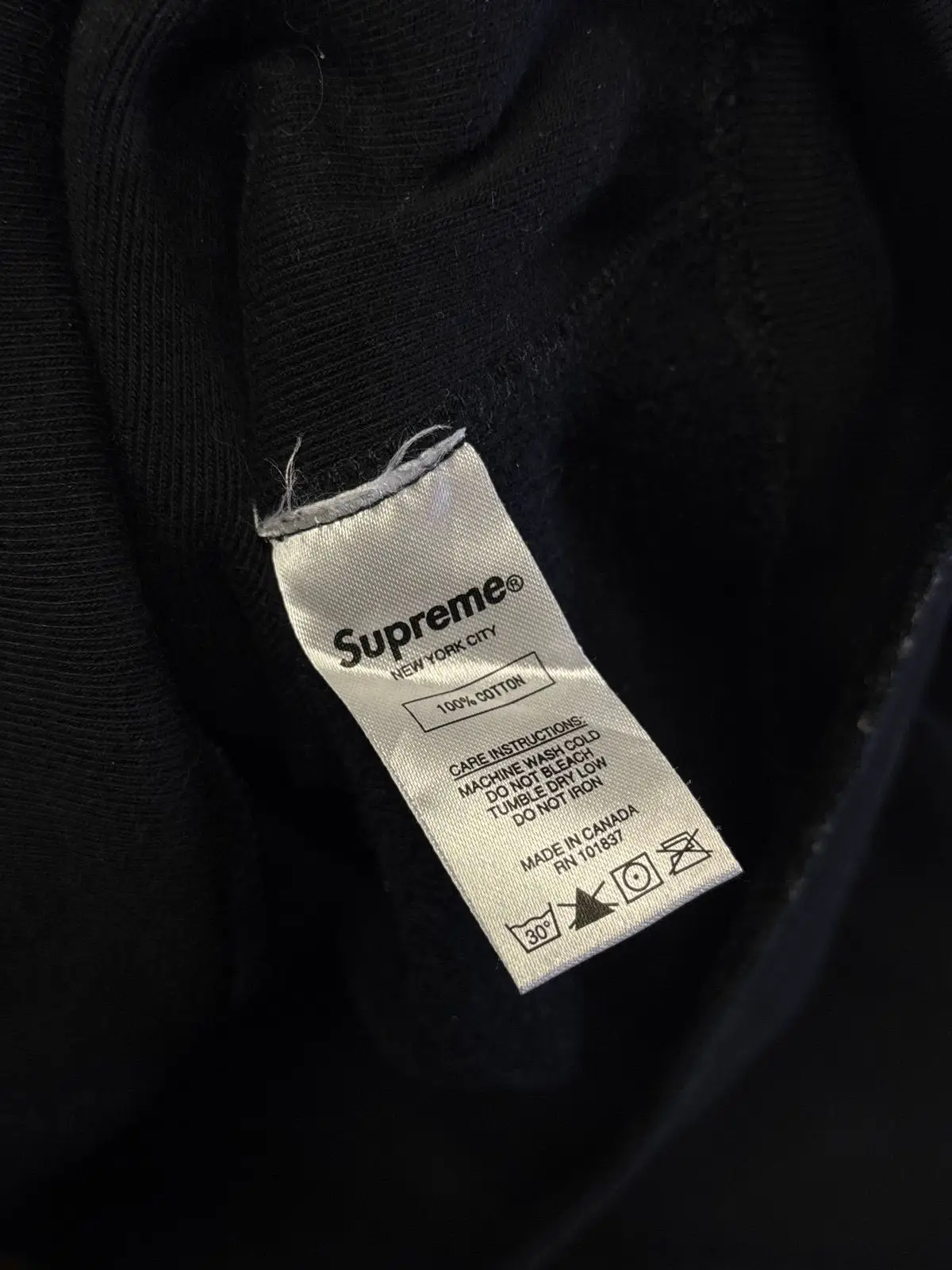 Supreme Motion Logo Hooded Sweatshirt Black