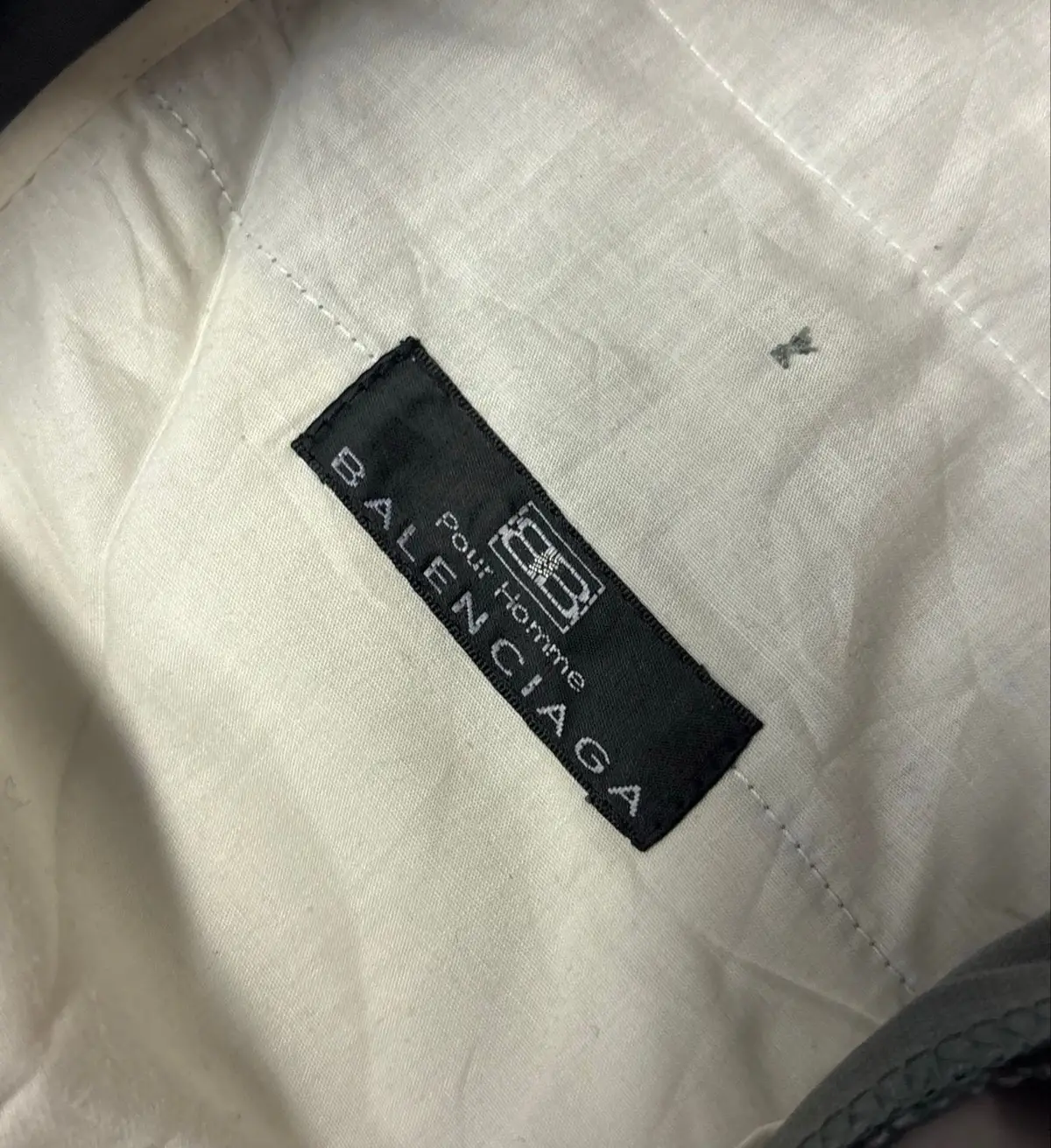 Balenciaga Grey Pleated Trousers