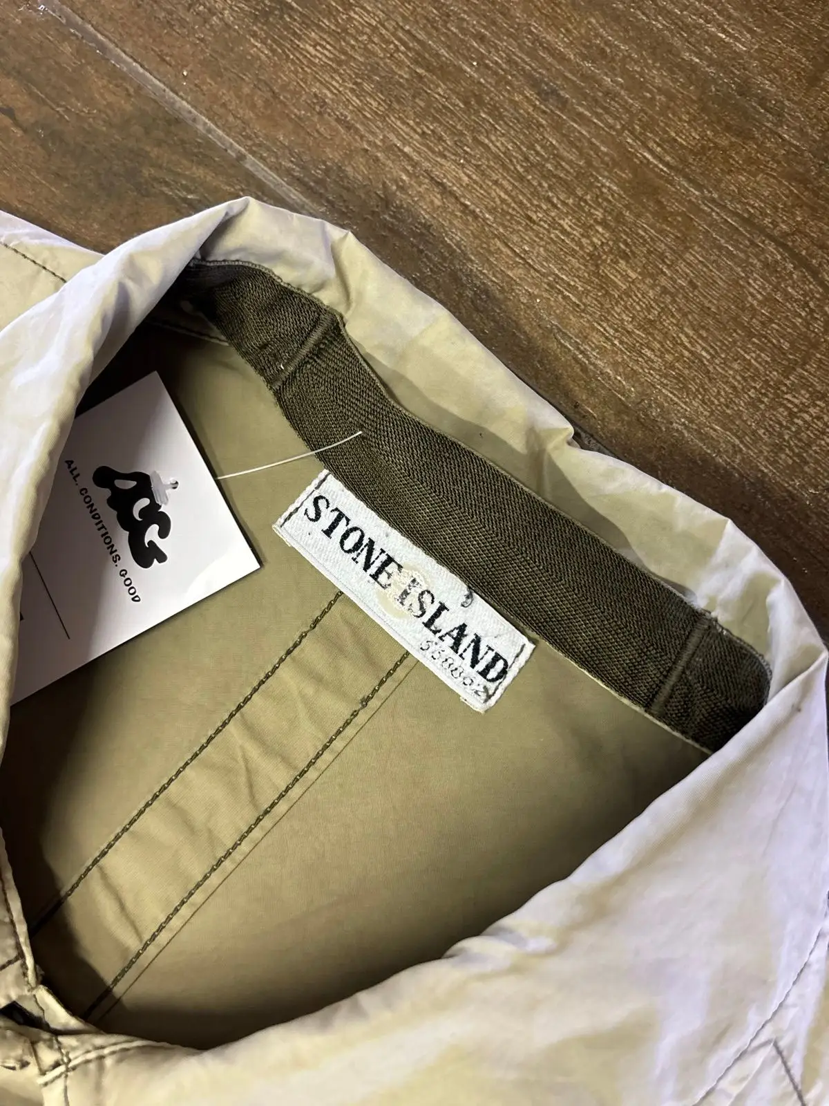 Stone Island Beige Coach Jacket