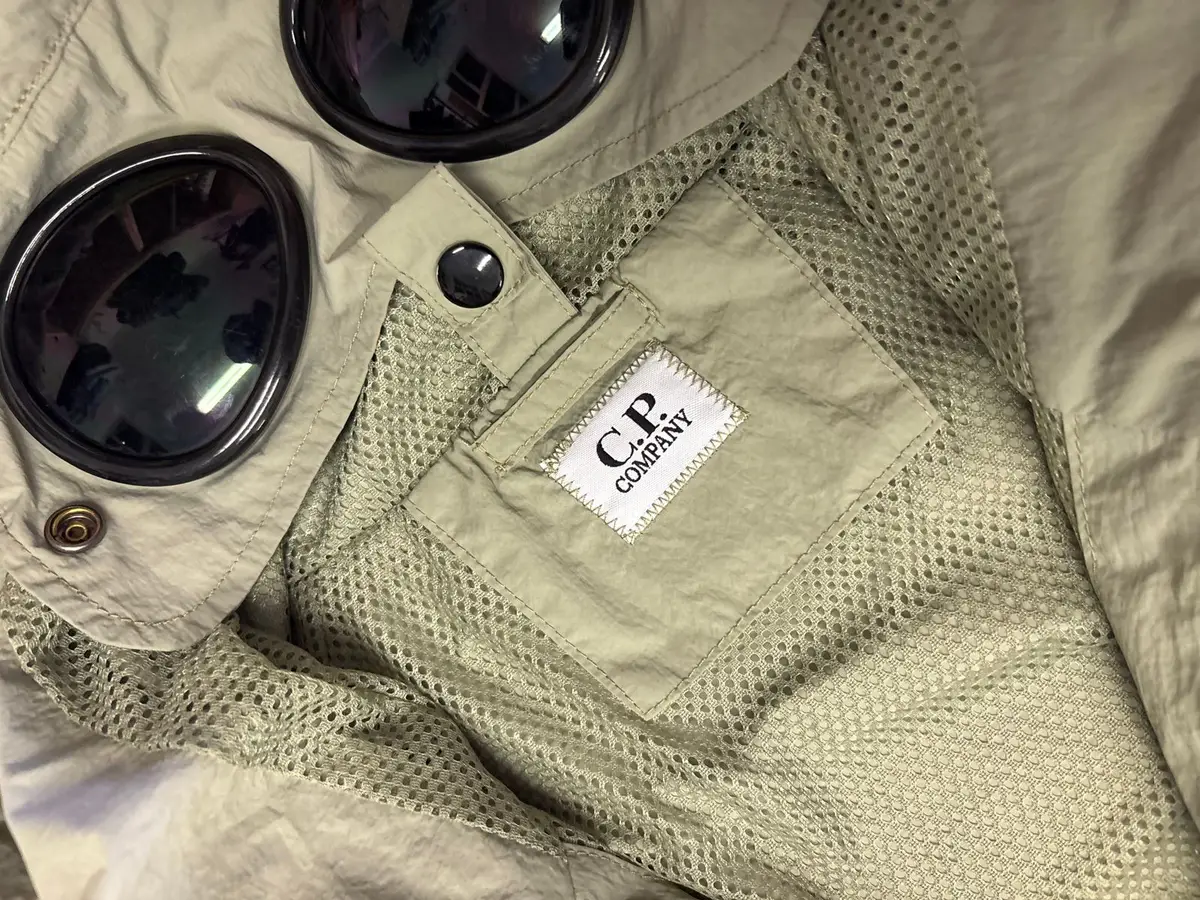 C.P. Company Goggle Jacket Light Green