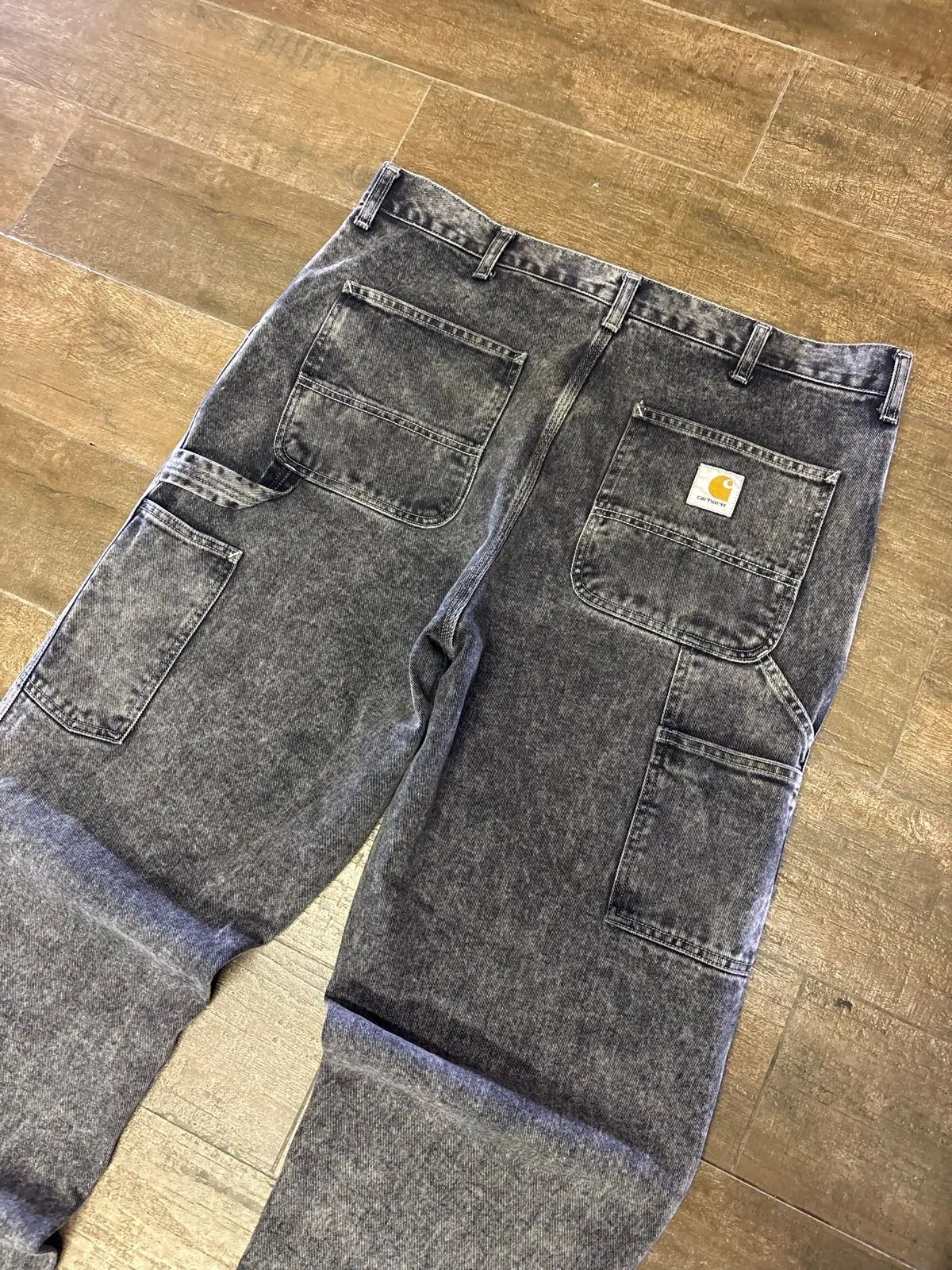 Carhartt Acid Wash Denim Utility Pants