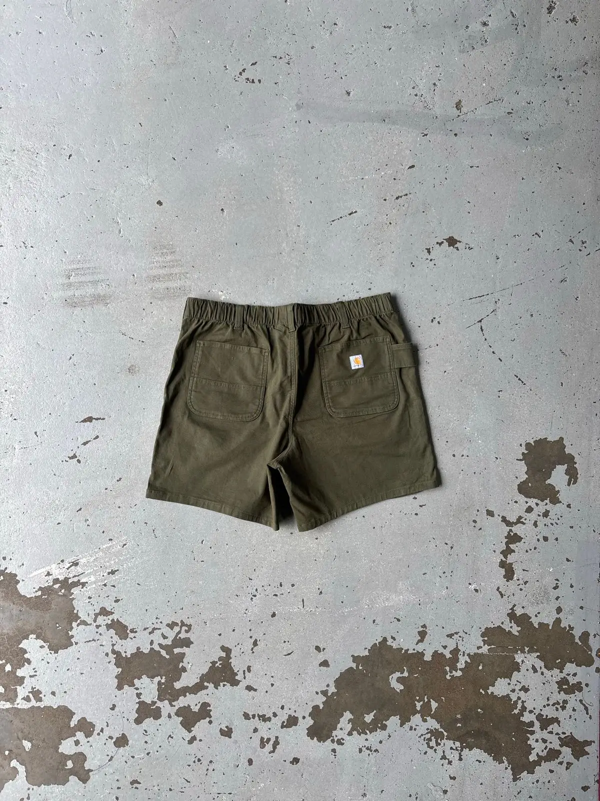 Carhartt Olive Green Utility Shorts