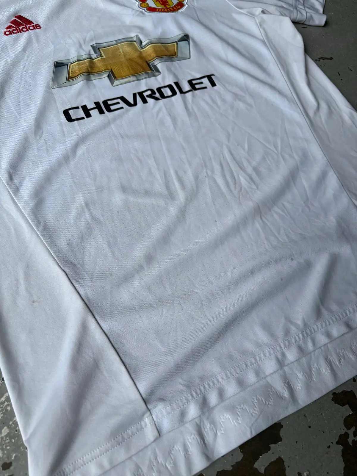 Adidas Manchester United Away Jersey White