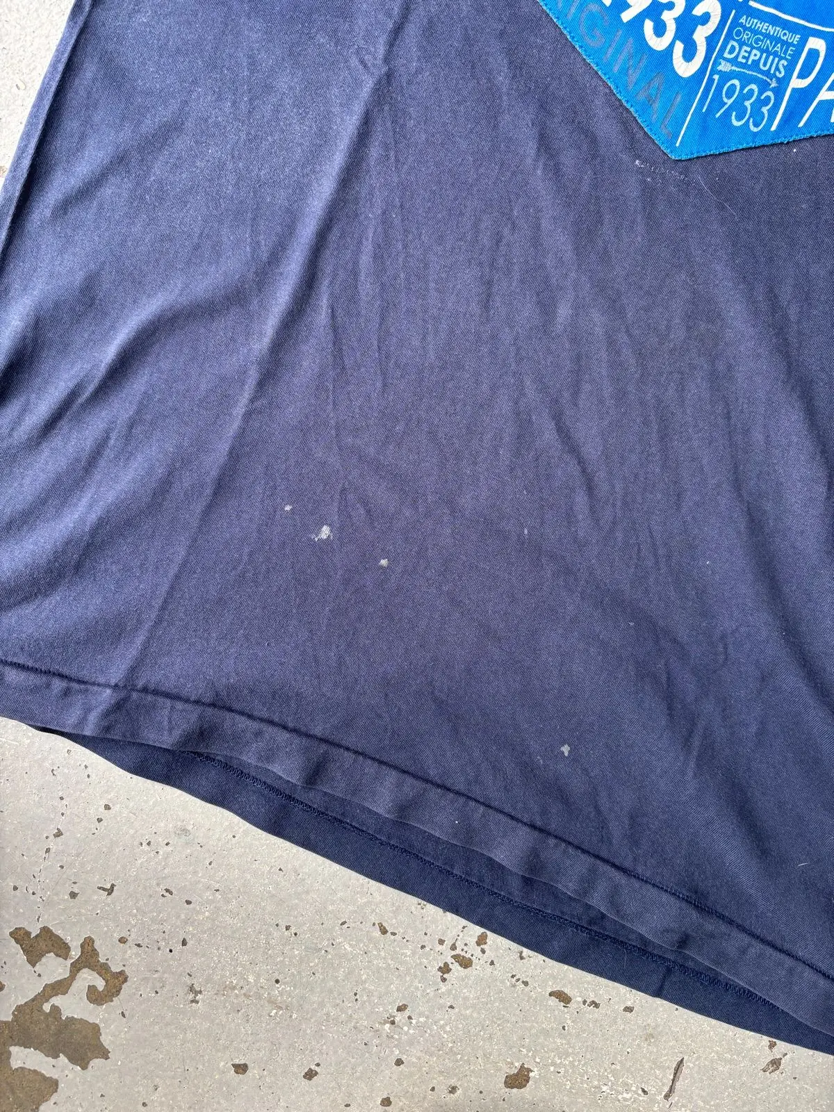 Lacoste Graphic Tee Navy Size 4