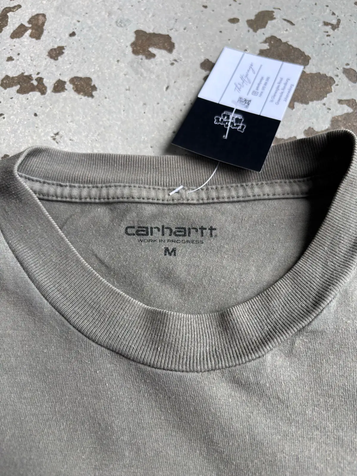 Carhartt Graphic Print T-Shirt Grey Medium