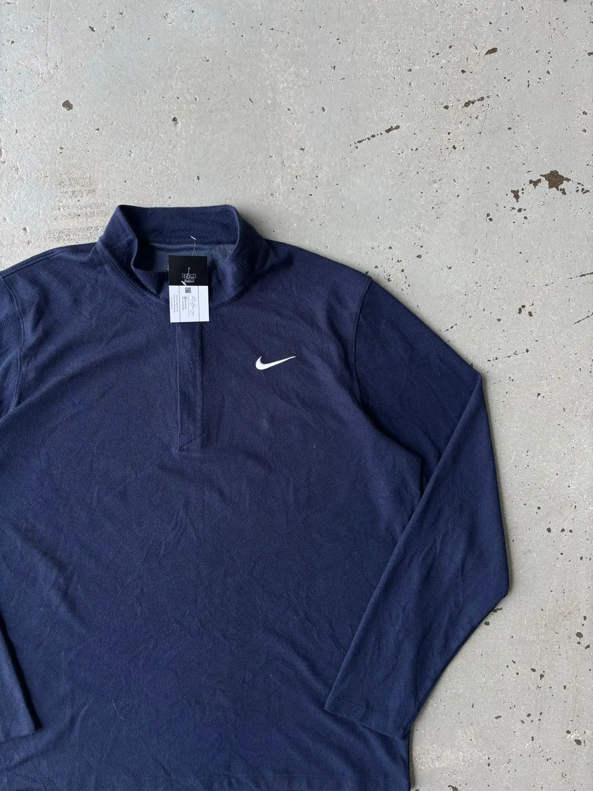 Nike Navy Quarter Zip Top