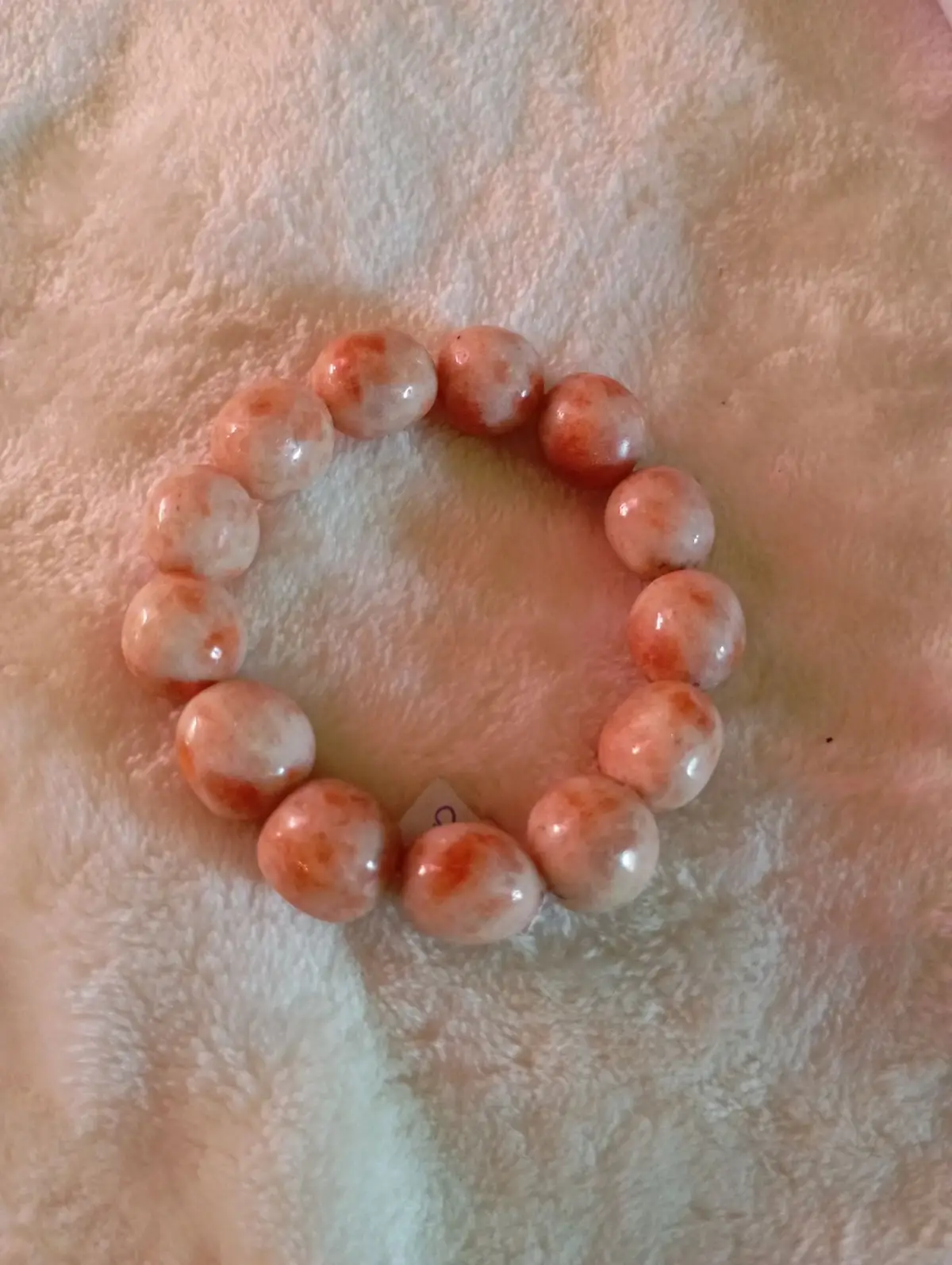 Champagne Beaded Pearl Bracelet