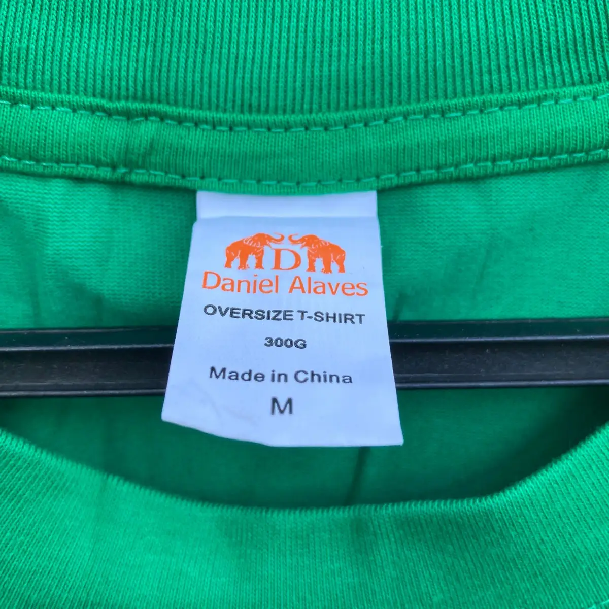 Daniel Alaves Green Oversize T-Shirt