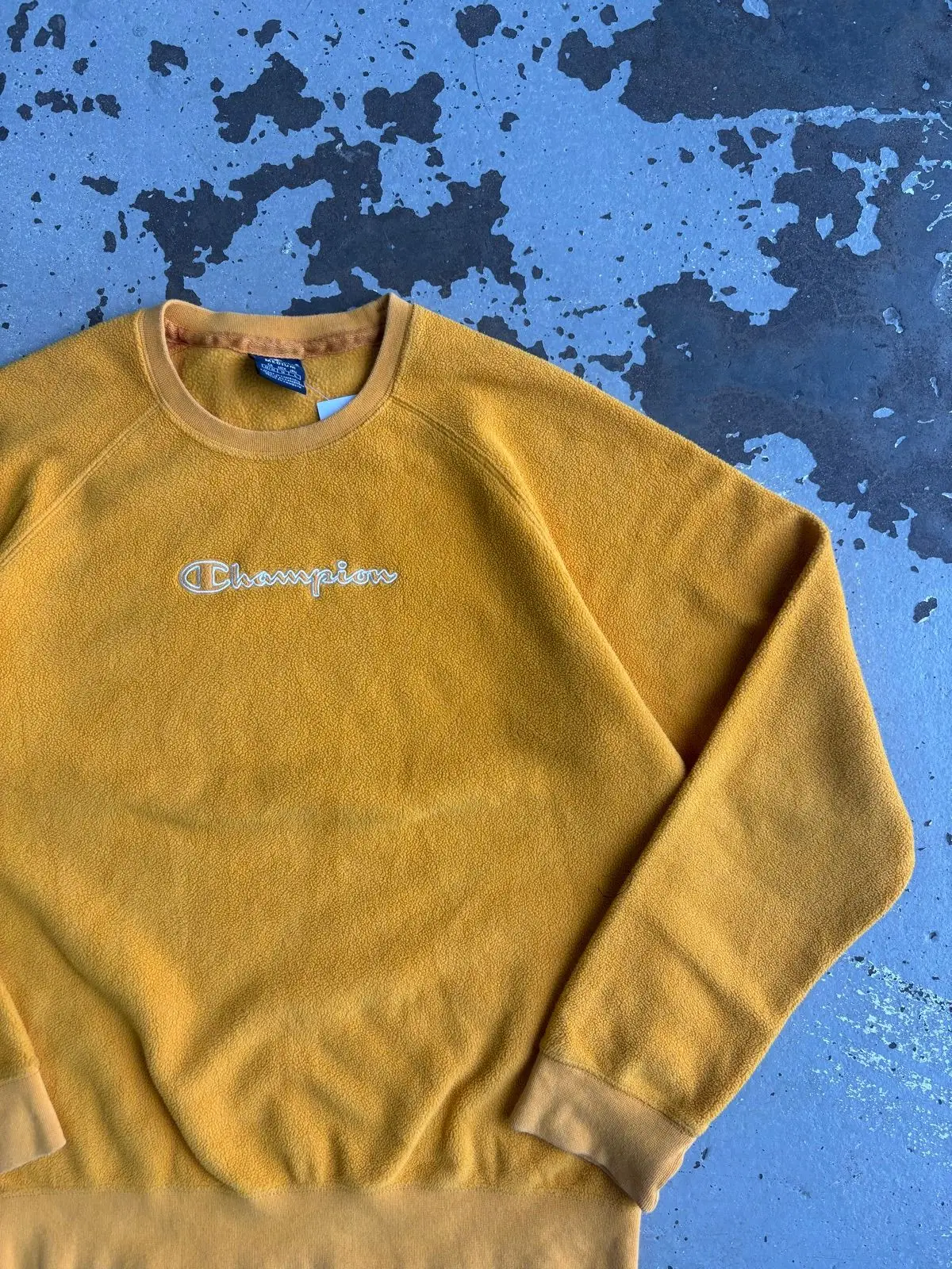 Champion Yellow Crewneck Sweatshirt