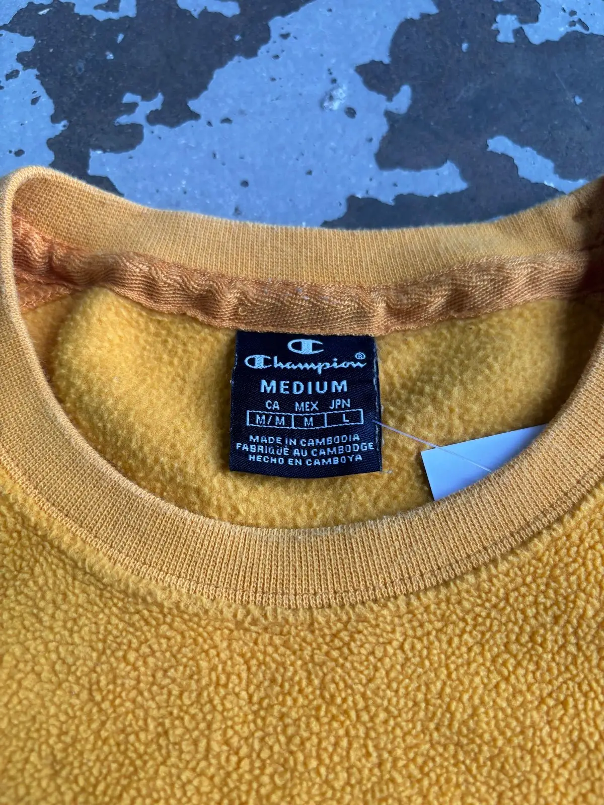 Champion Yellow Crewneck Sweatshirt