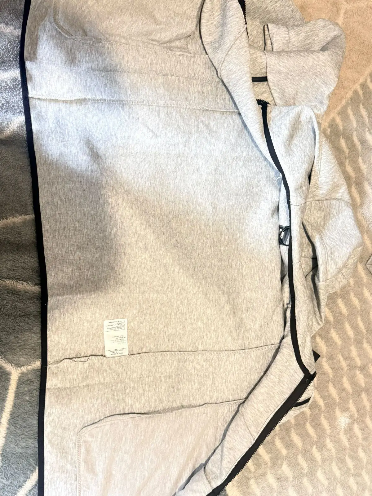 Nike Tech Fleece Grey Zip Hoodie