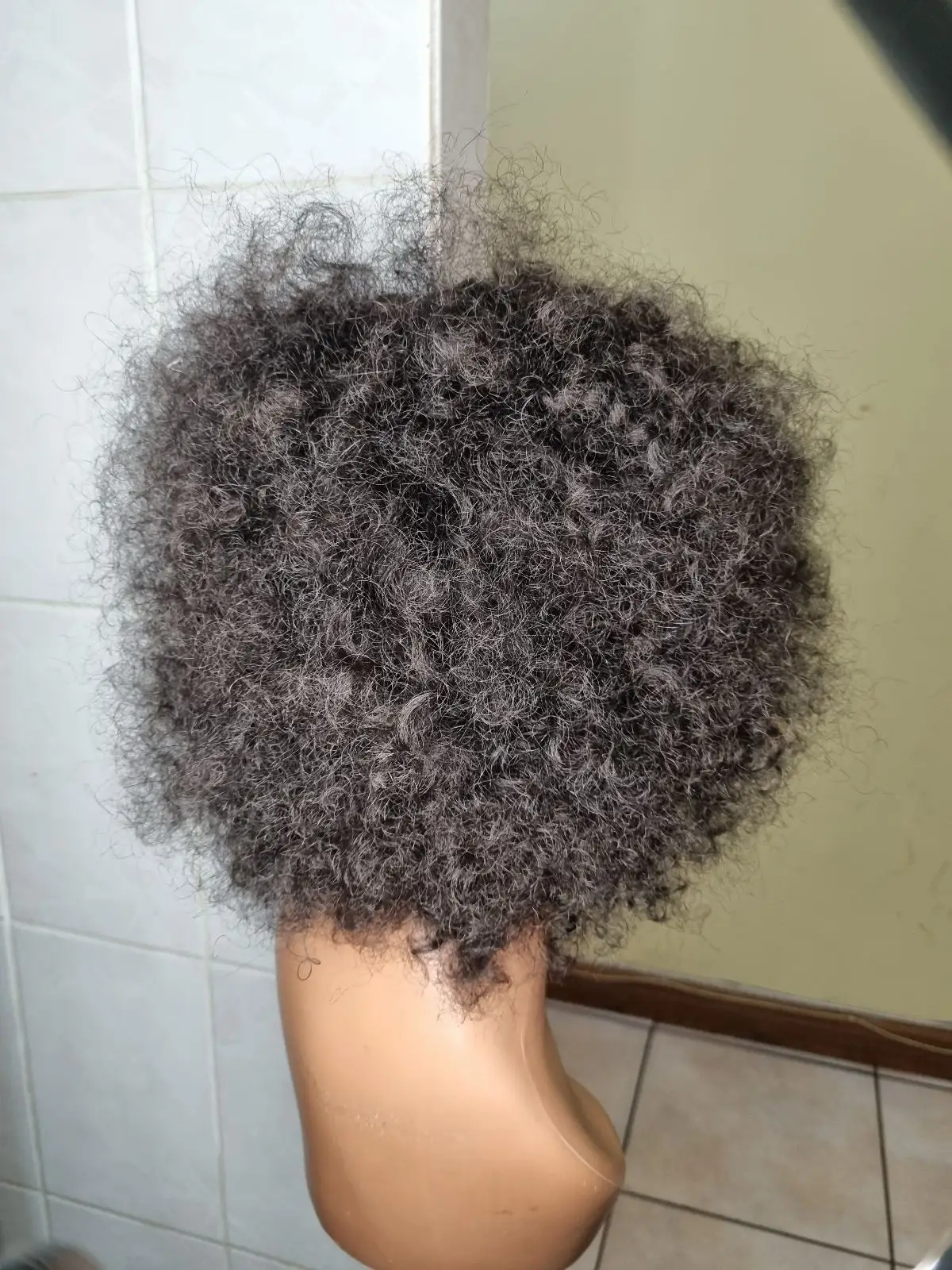 Short Curly Black Wig