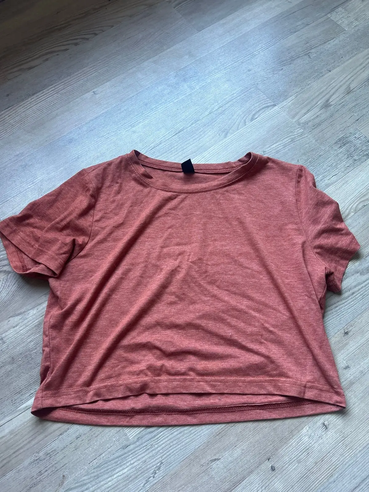 Shein Terracotta Crop Top