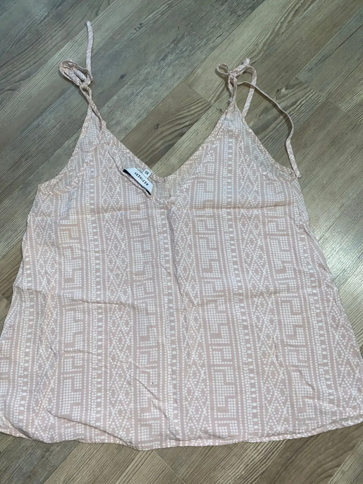 Refinery Pink Patterned Cami Top XS