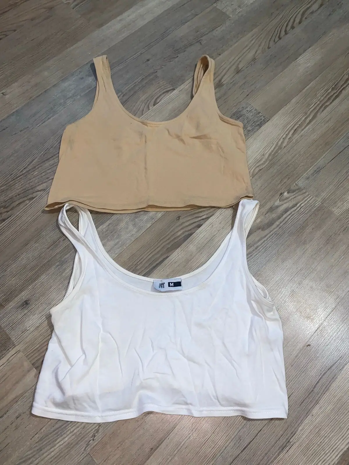Mr Price Beige Crop Tank Top