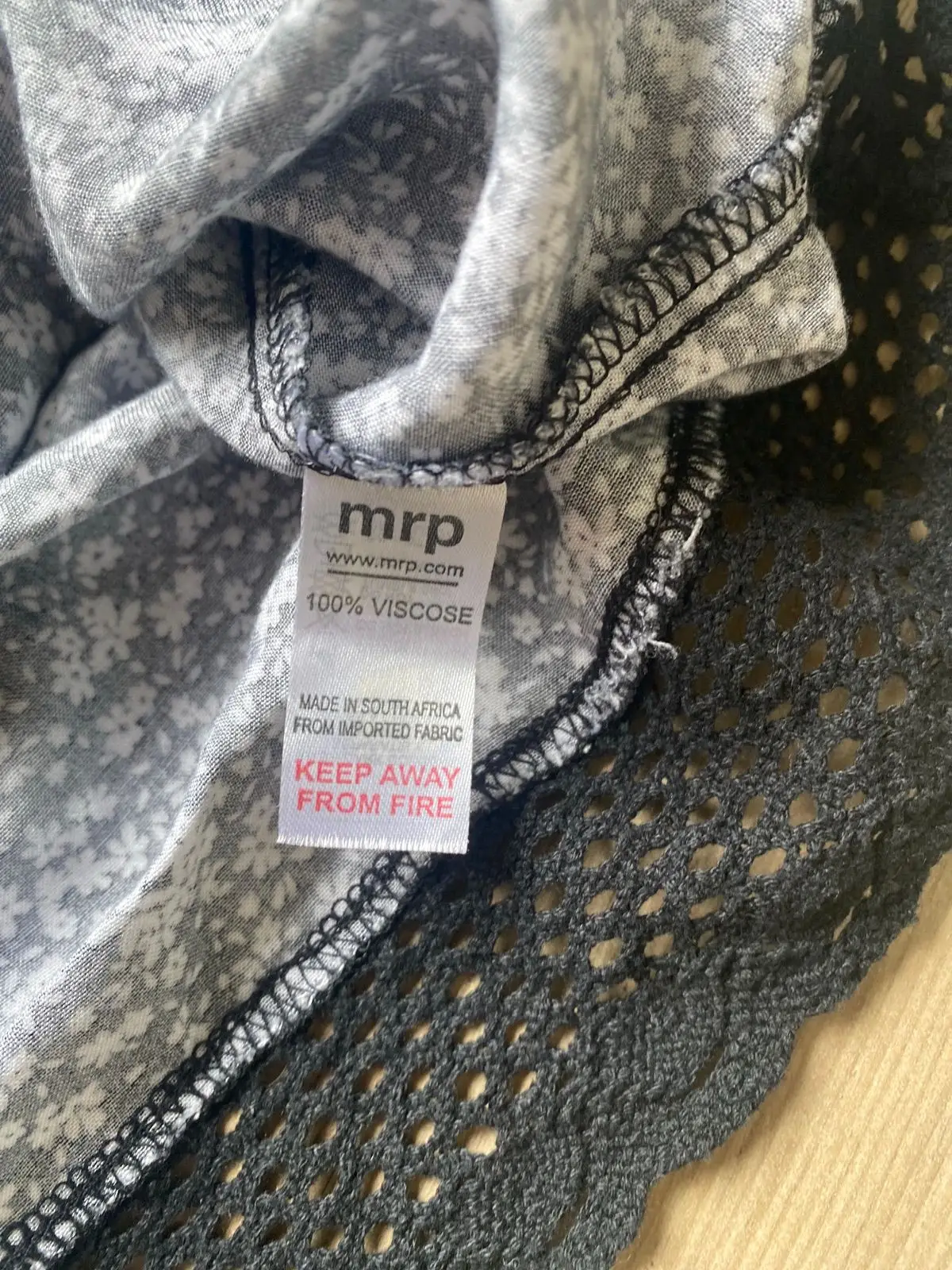 Mr Price Black Floral Camisole Top