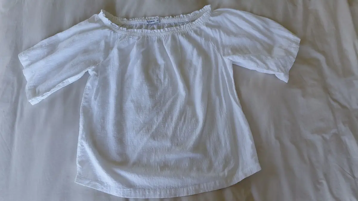 Woolworths White Off-The-Shoulder Top