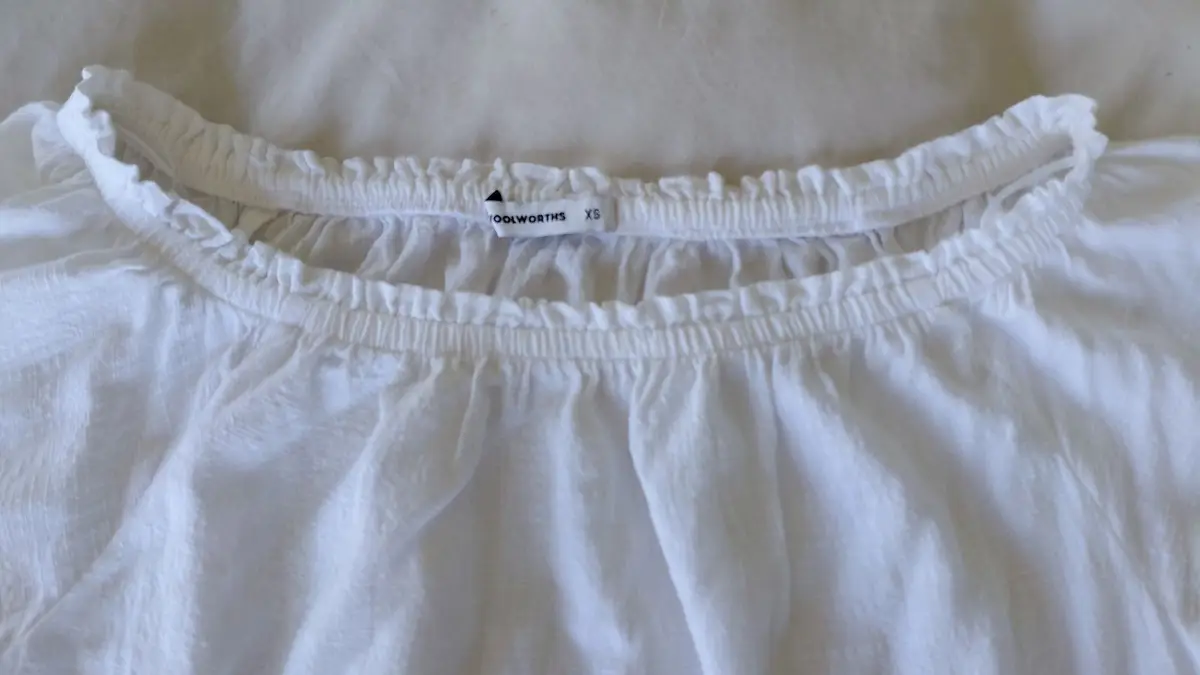 Woolworths White Off-The-Shoulder Top