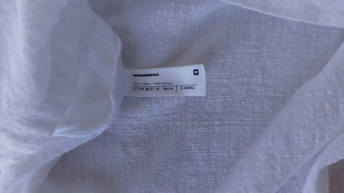 Woolworths White Off-The-Shoulder Top