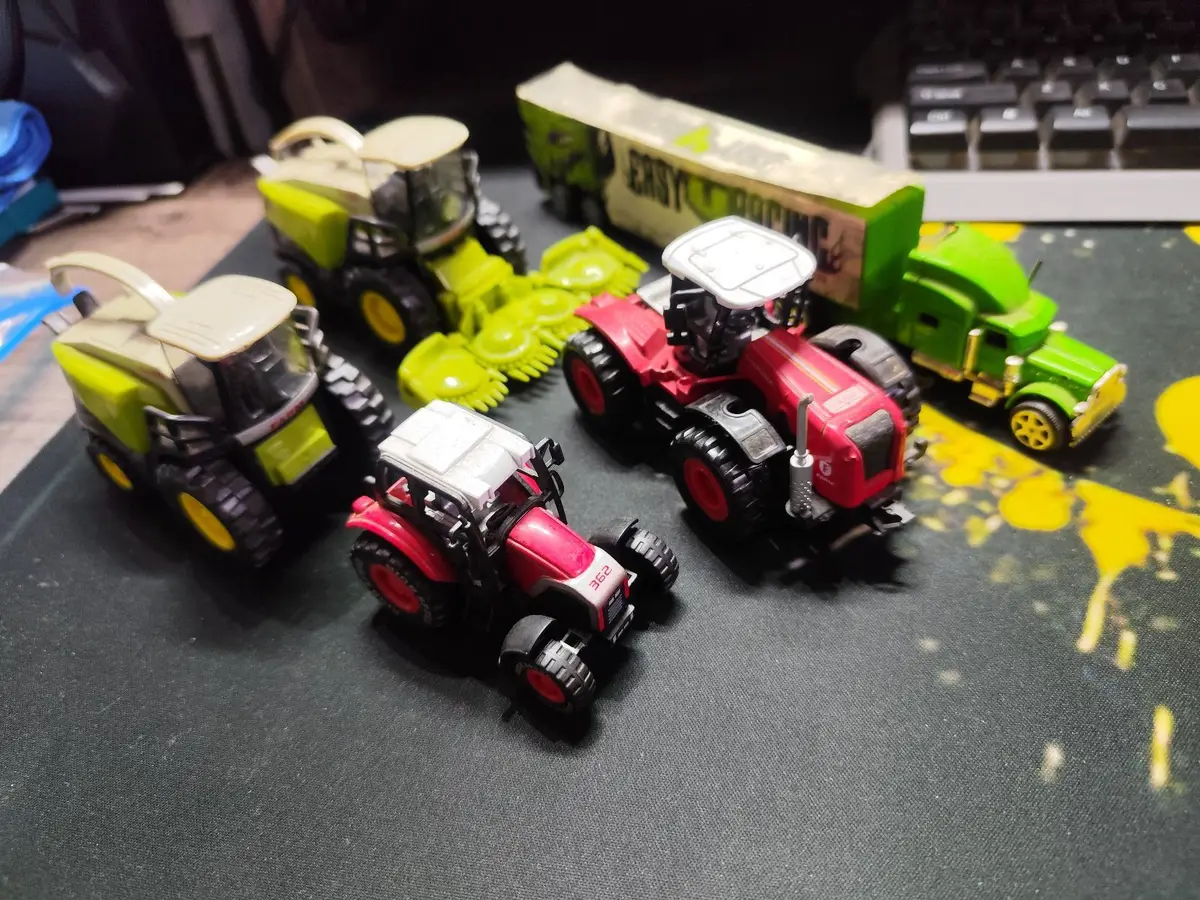 Green Toy Farm Harvester