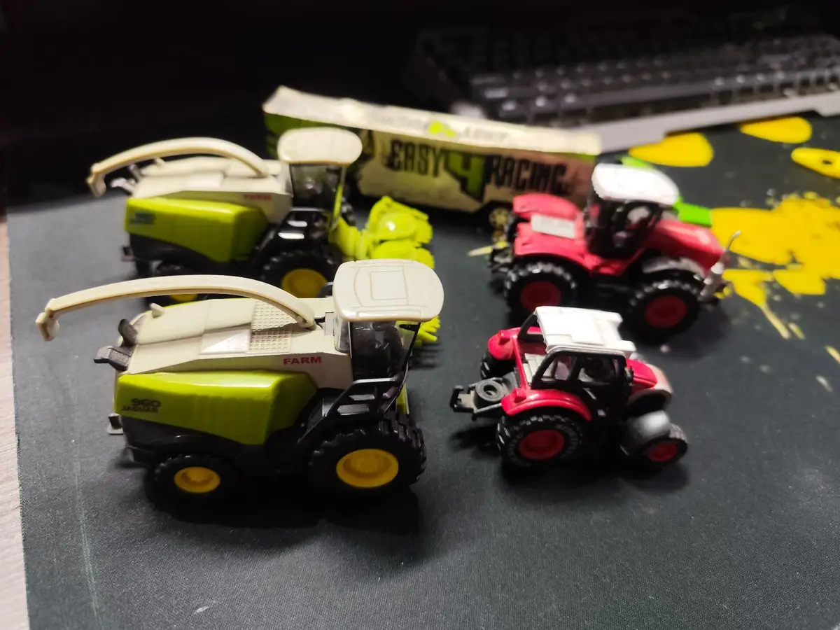 Green Toy Farm Harvester