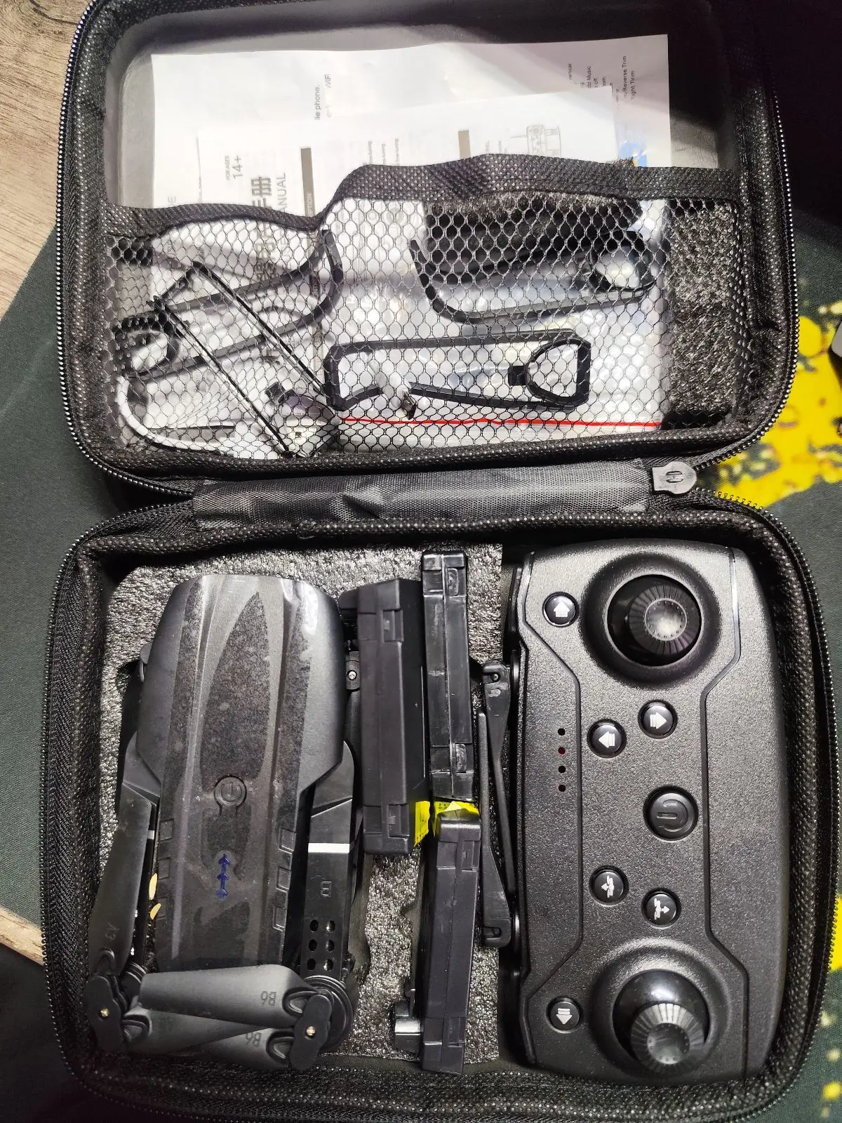 Foldable Drone with Controller and Case