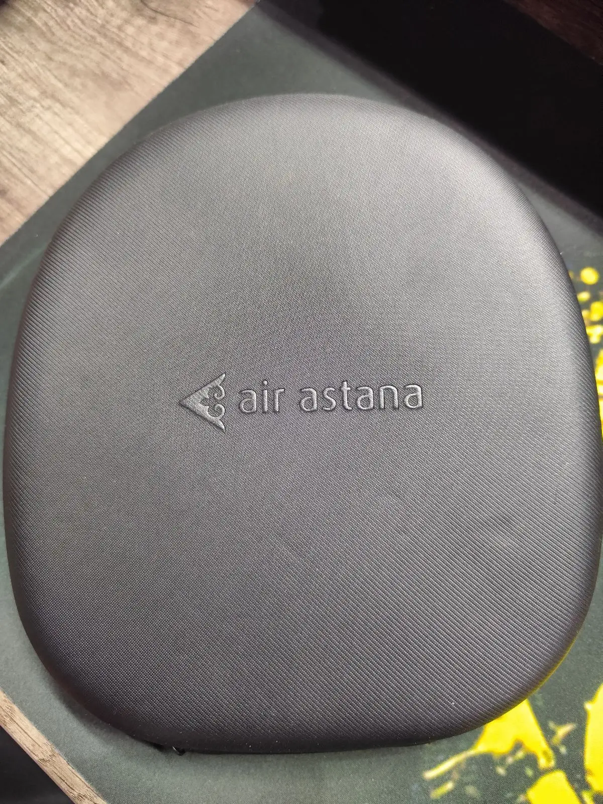Air Astana Branded Wired Headphones in Hard Case