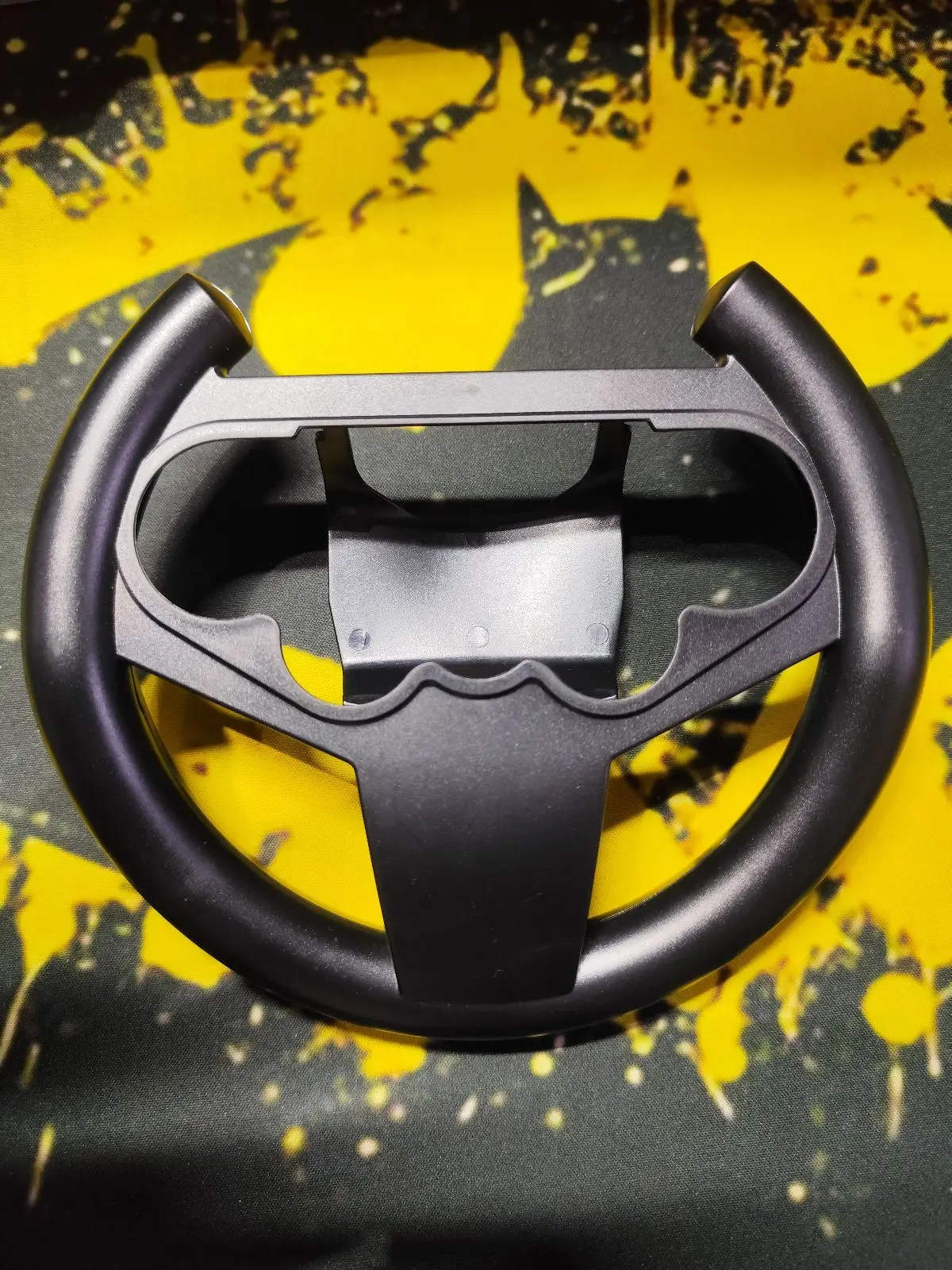 Black Gaming Steering Wheel Attachment