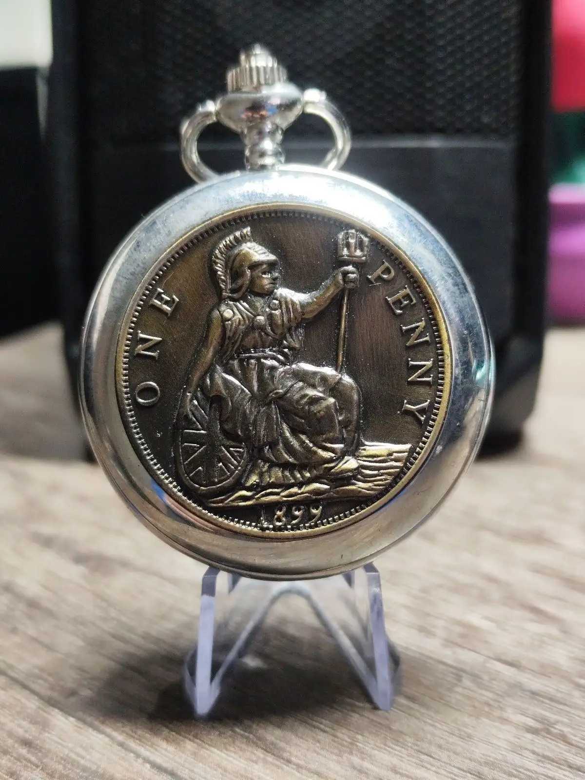 Vintage Queen Victoria Coin Pocket Watch