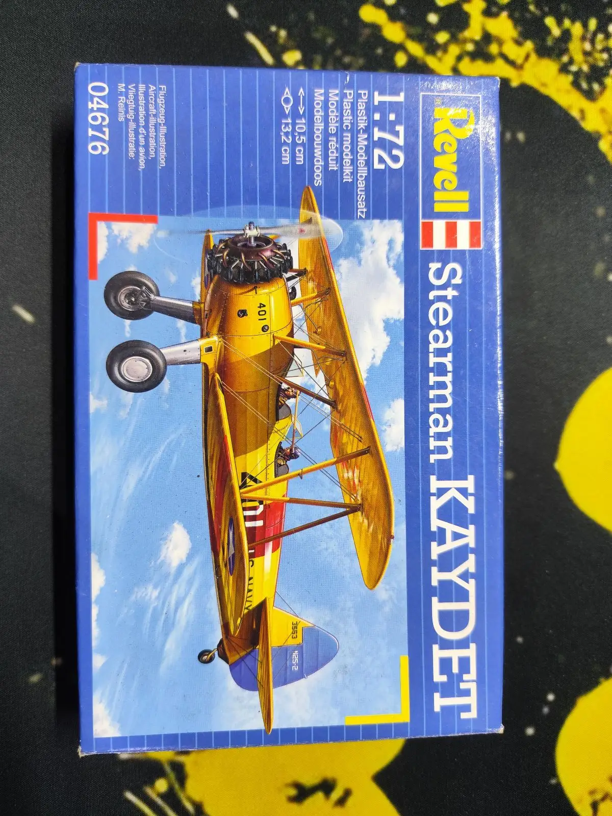 Revell 1:72 Stearman Kaydet Plastic Model Kit 04676