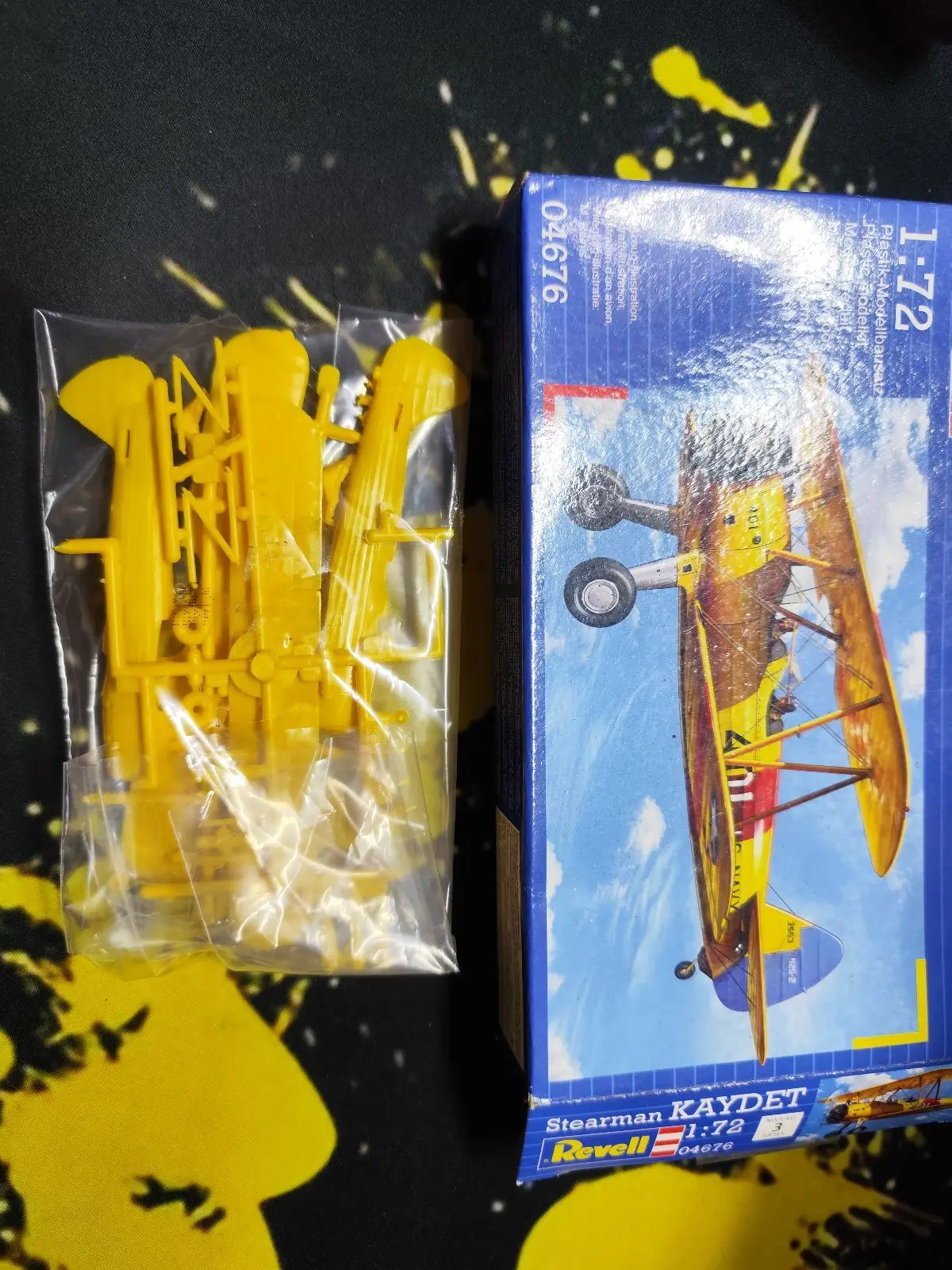 Revell 1:72 Stearman Kaydet Plastic Model Kit 04676