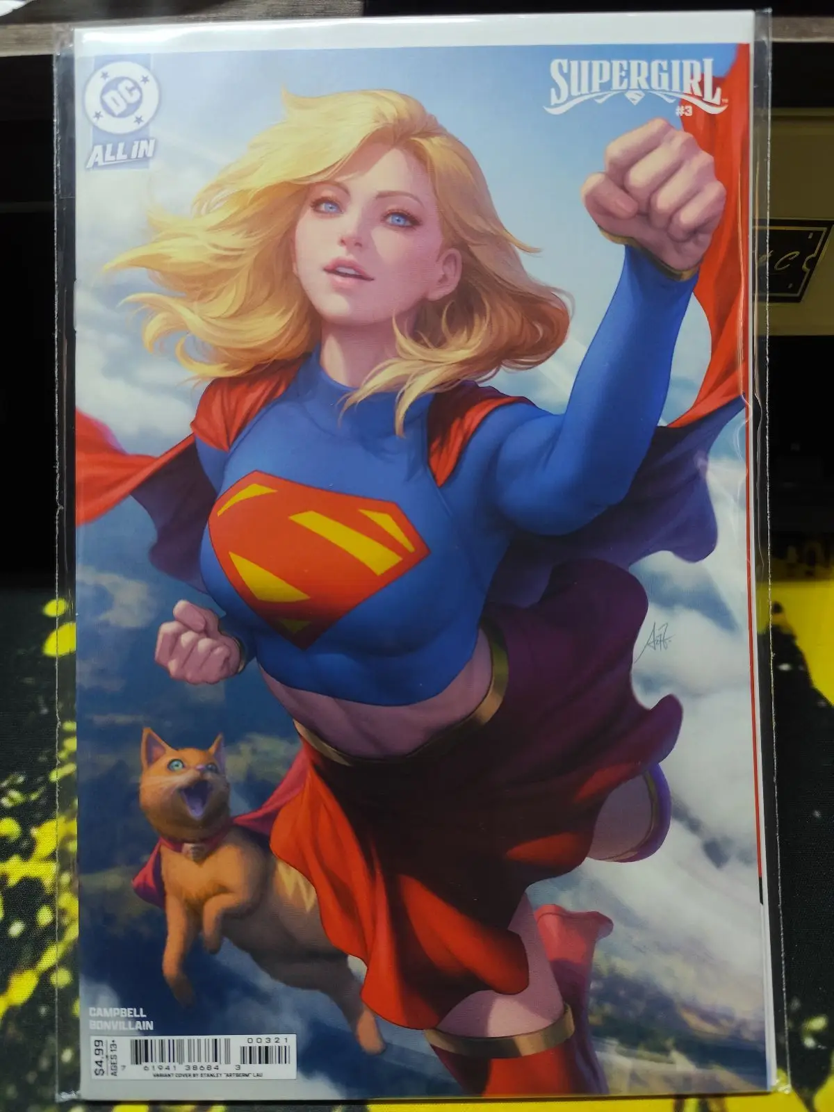DC Comics Supergirl #3 DC Comics Variant Cover