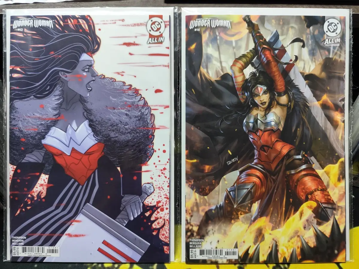 DC Comics Absolute Wonder Woman #13 and #14