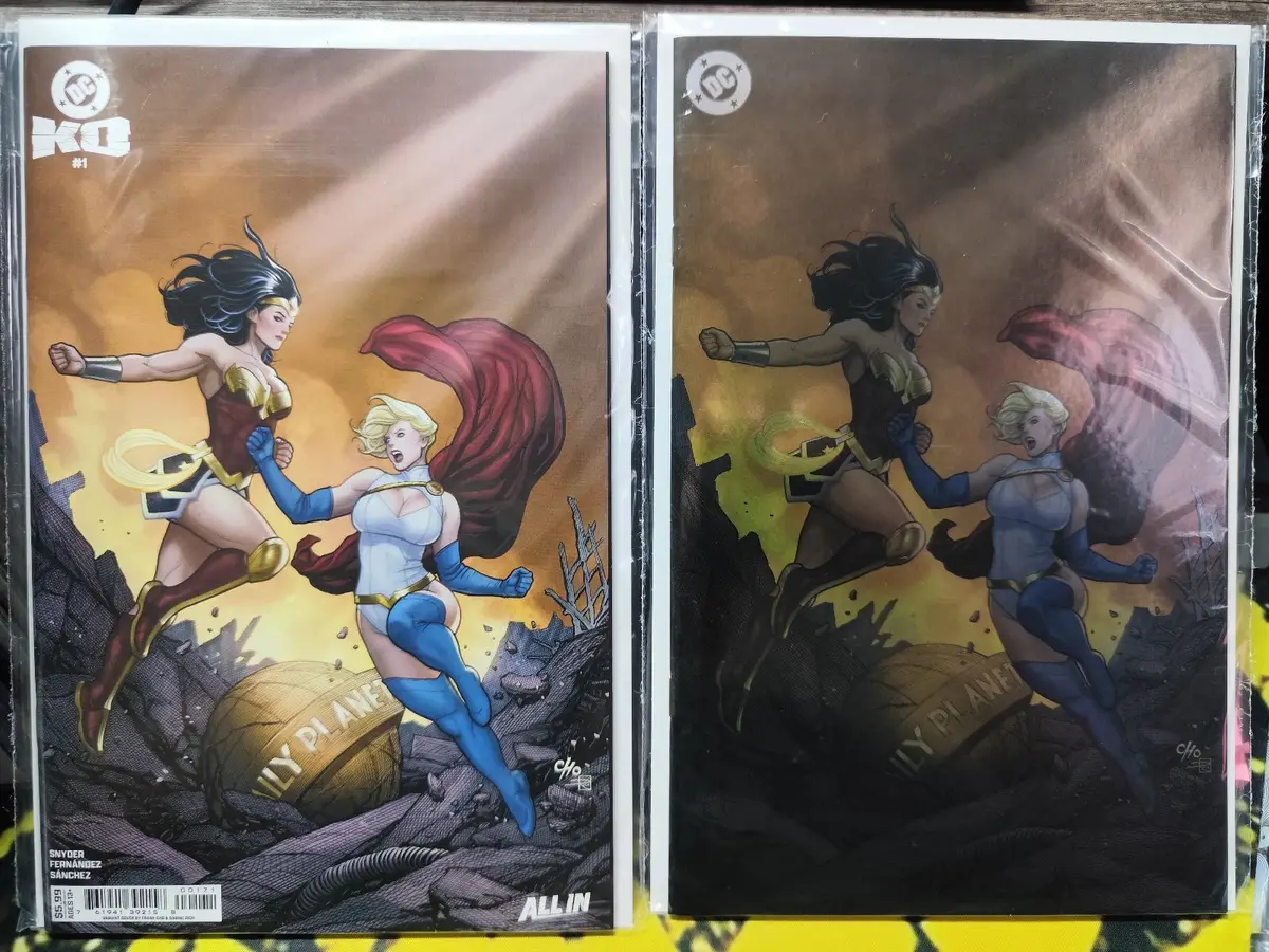 DC Comics DC K.O #1 and foil variant