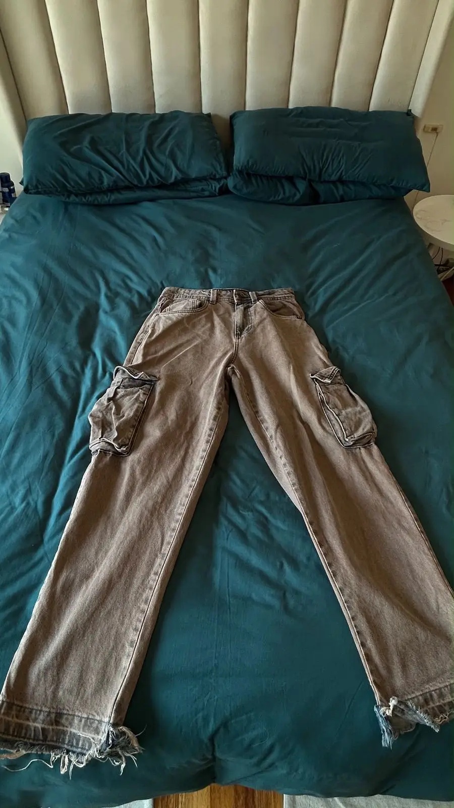 Cotton On Brown Cargo Denim Pants
