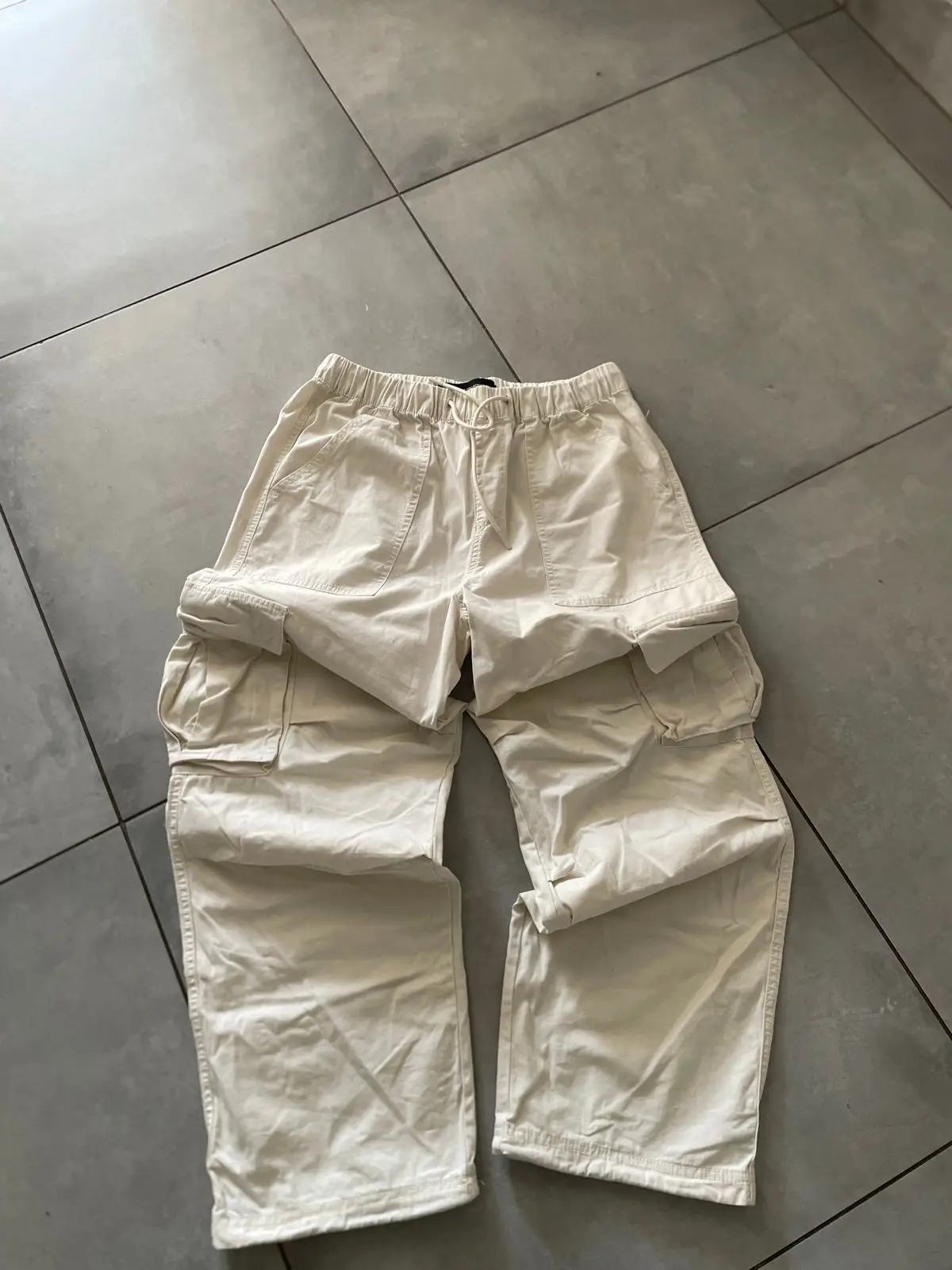 Factorie Cream Cargo Pants Size 30