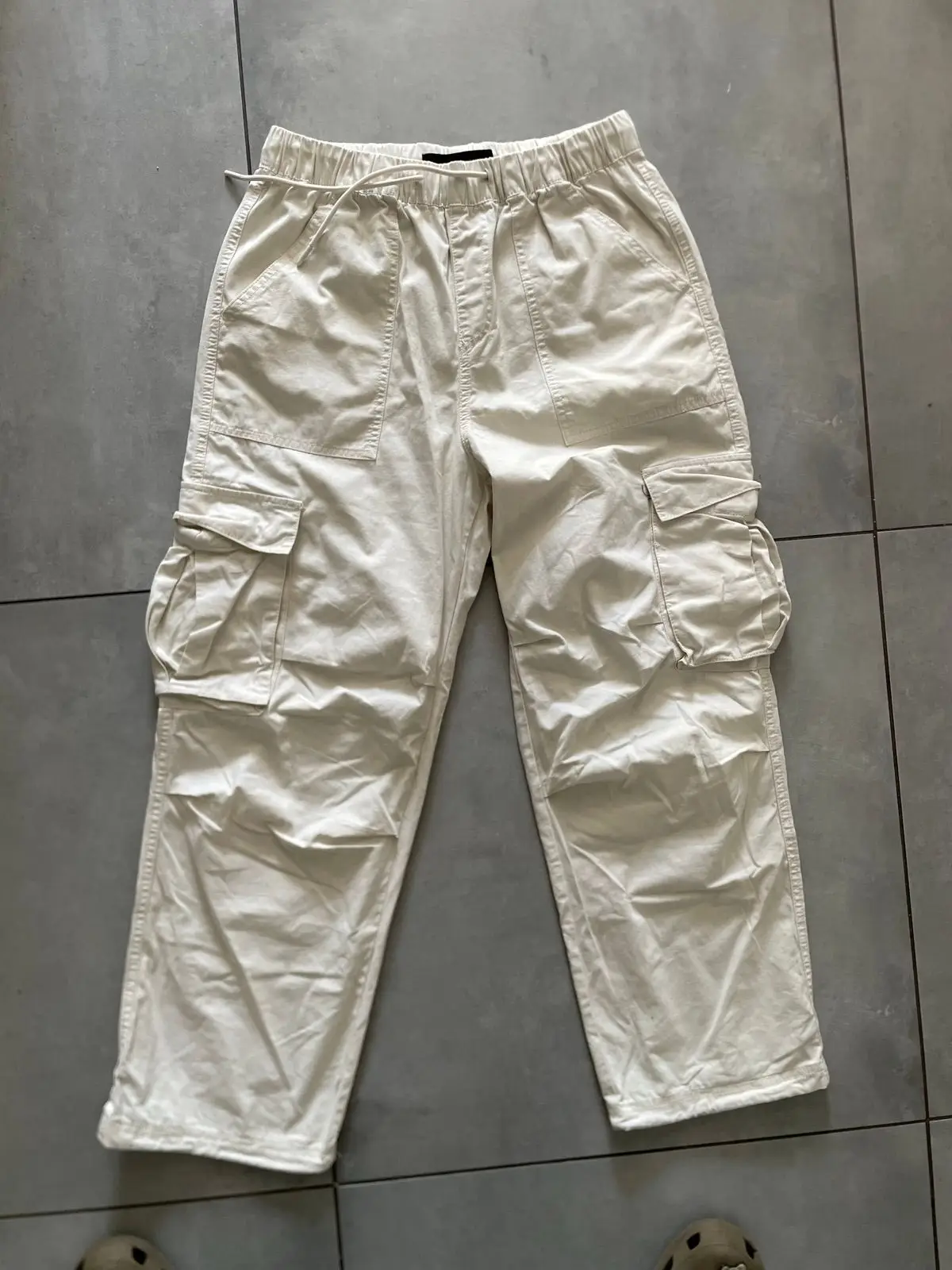 Factorie Cream Cargo Pants Size 30