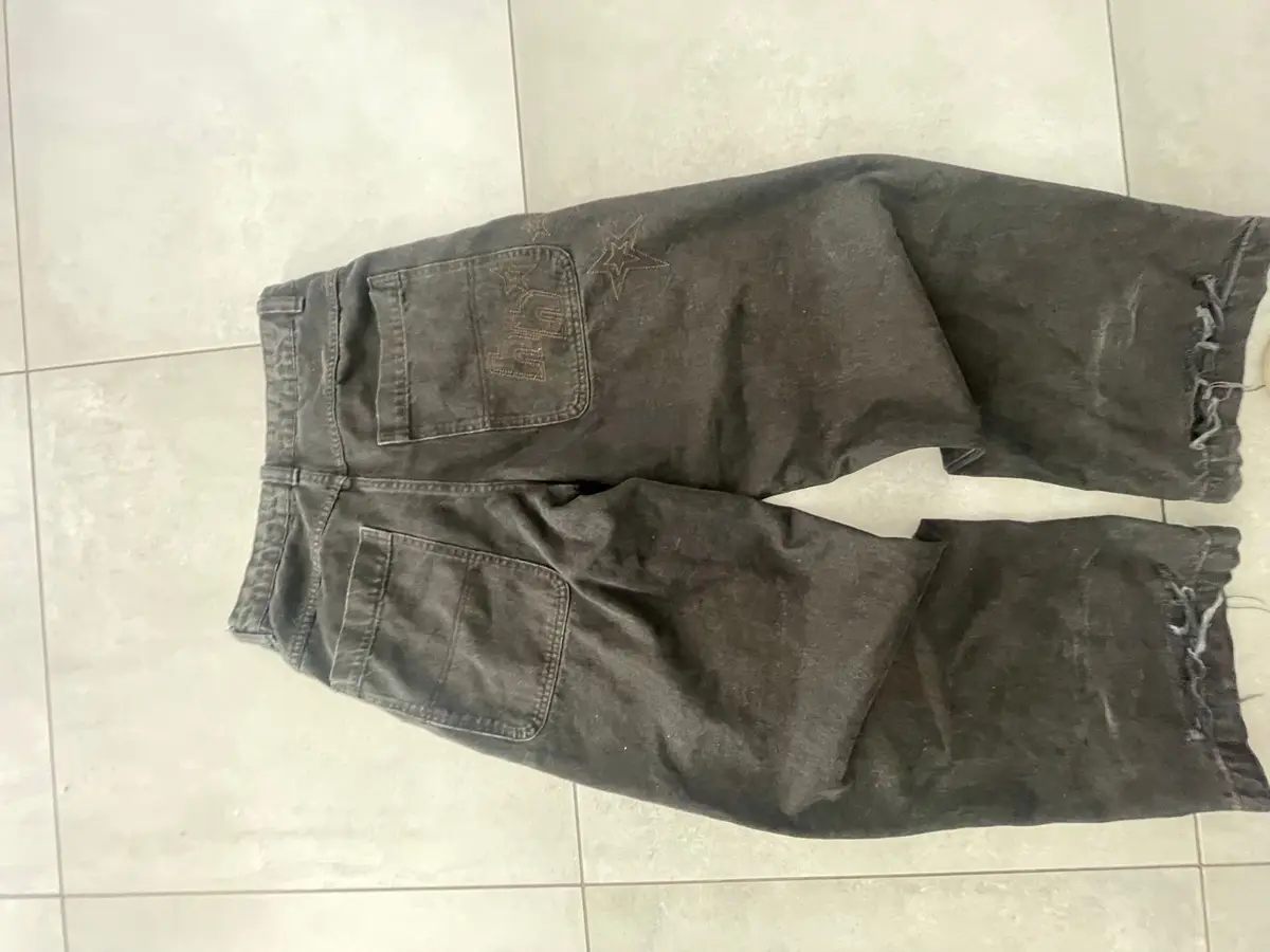 Cotton On Half Half Black Acid Wash Jeans