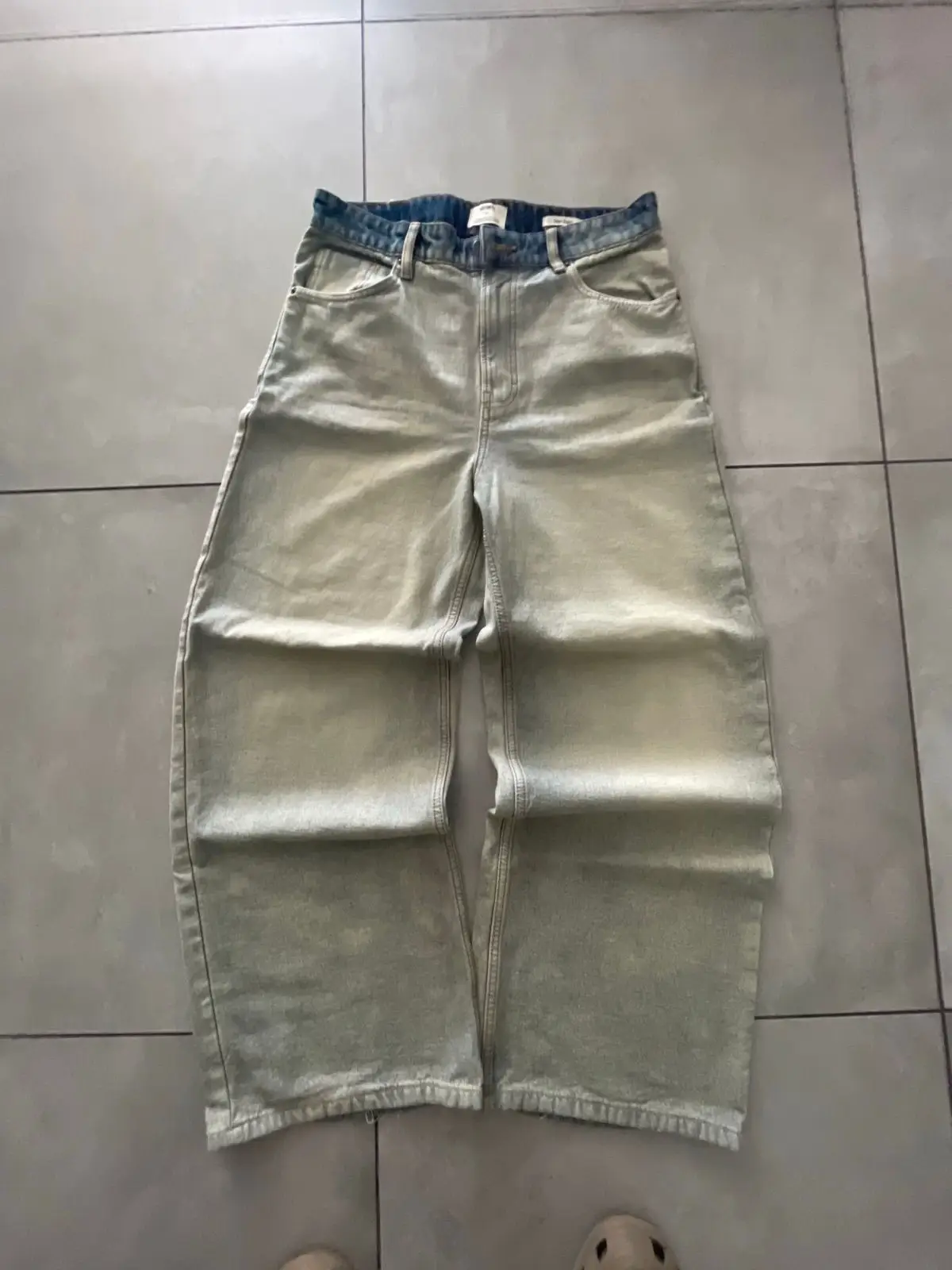 Cotton On Wide Leg Light Wash Jeans