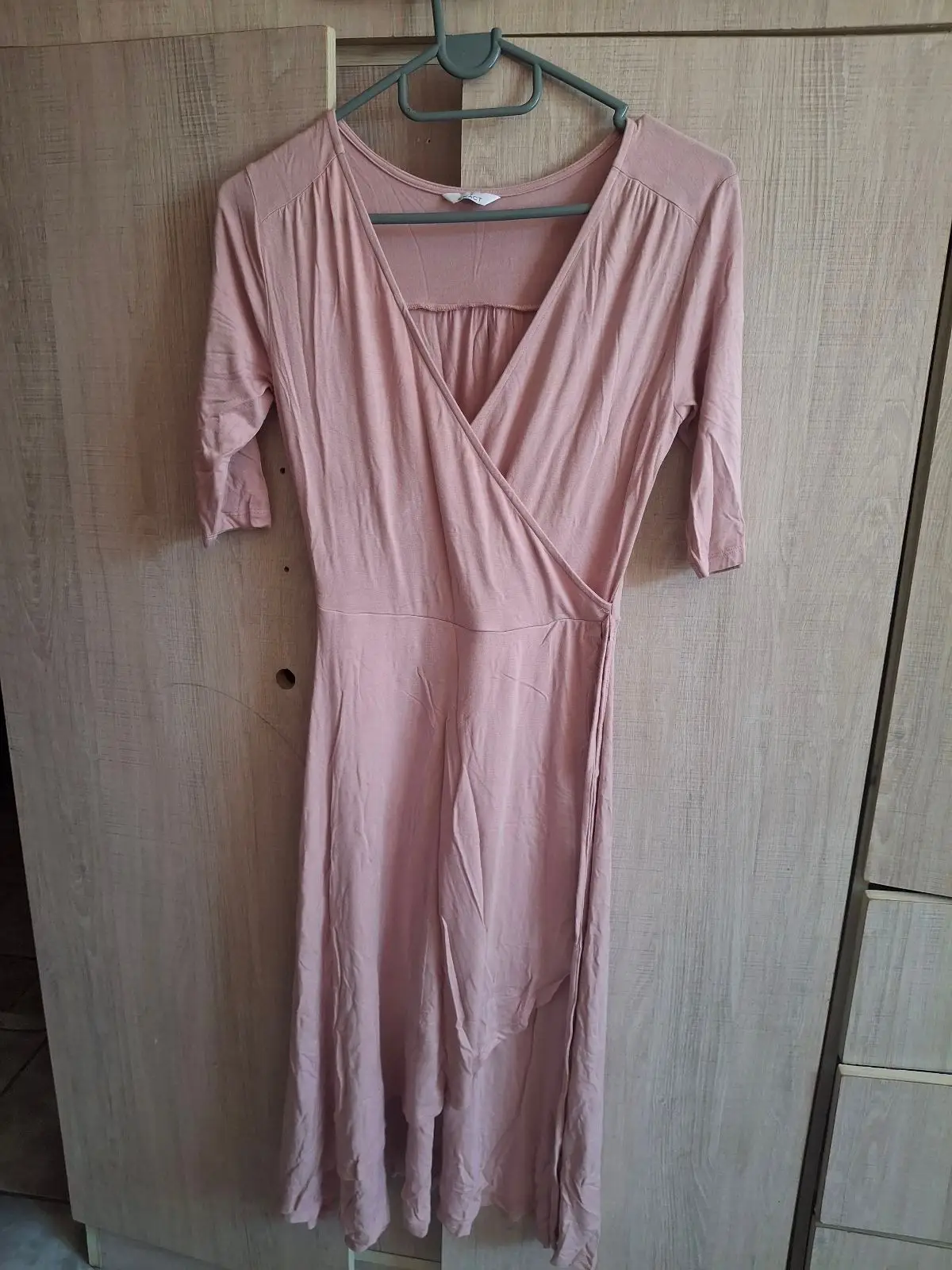 Exact Pink Wrap Dress