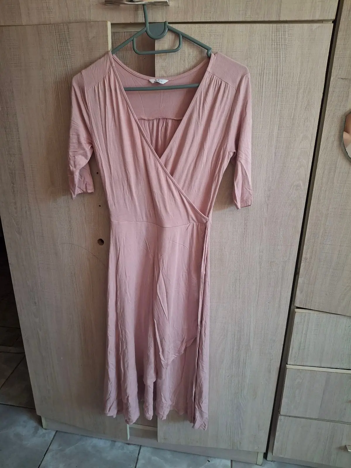 Exact Pink Wrap Dress