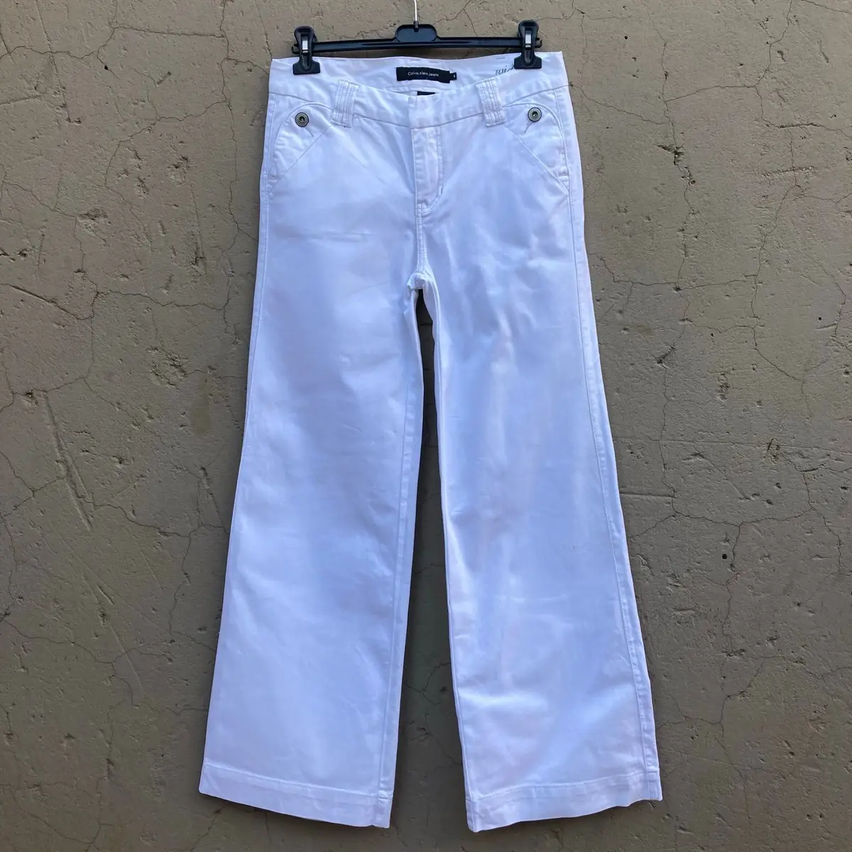 Calvin Klein Jeans White Pants Size 6