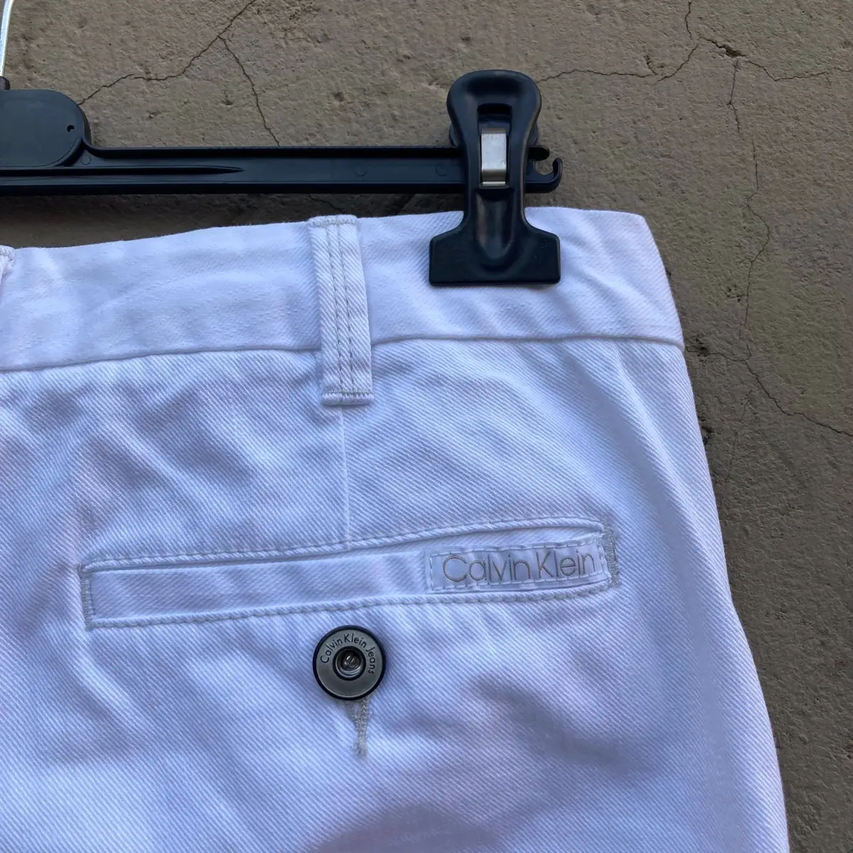 Calvin Klein Jeans White Pants Size 6