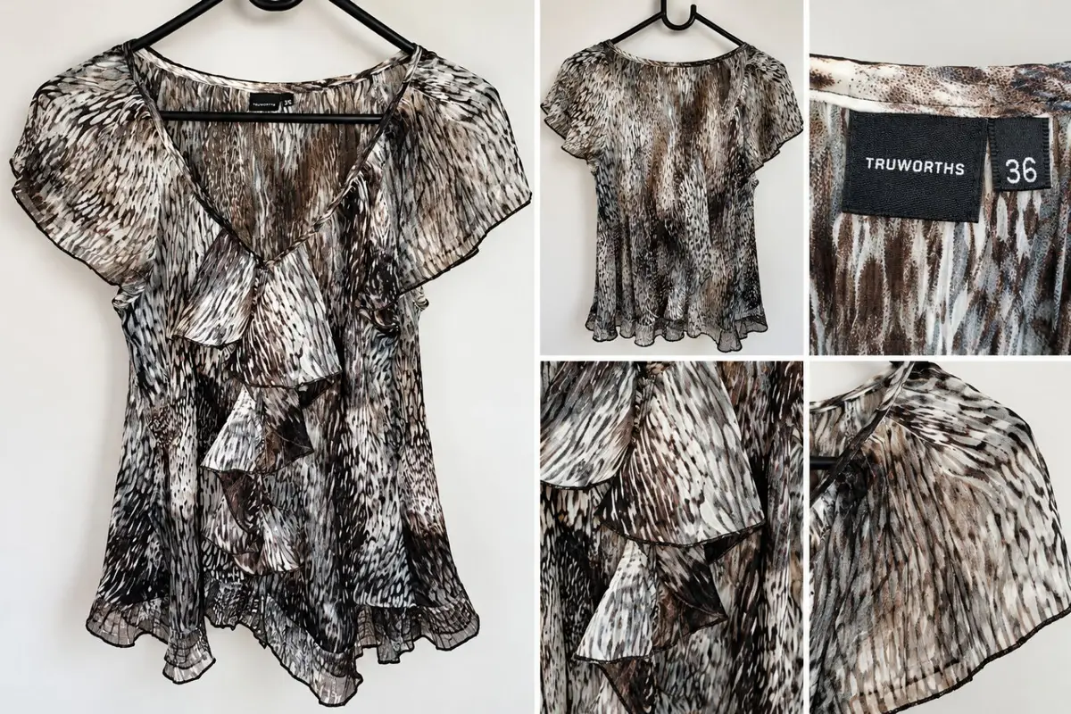 Truworths Elegant Ruffle Blouse