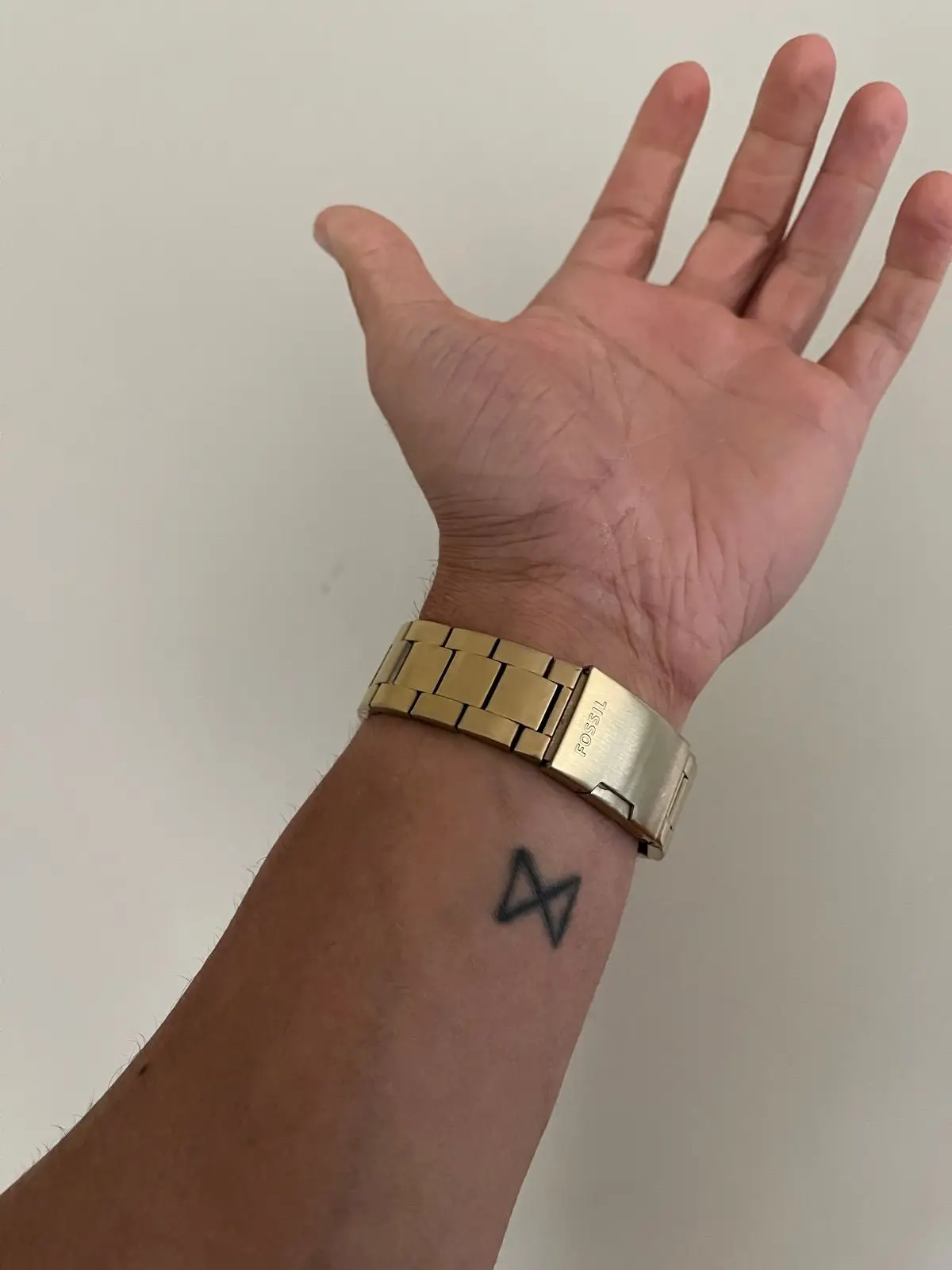 Fossil Gold-Tone Chronograph Watch