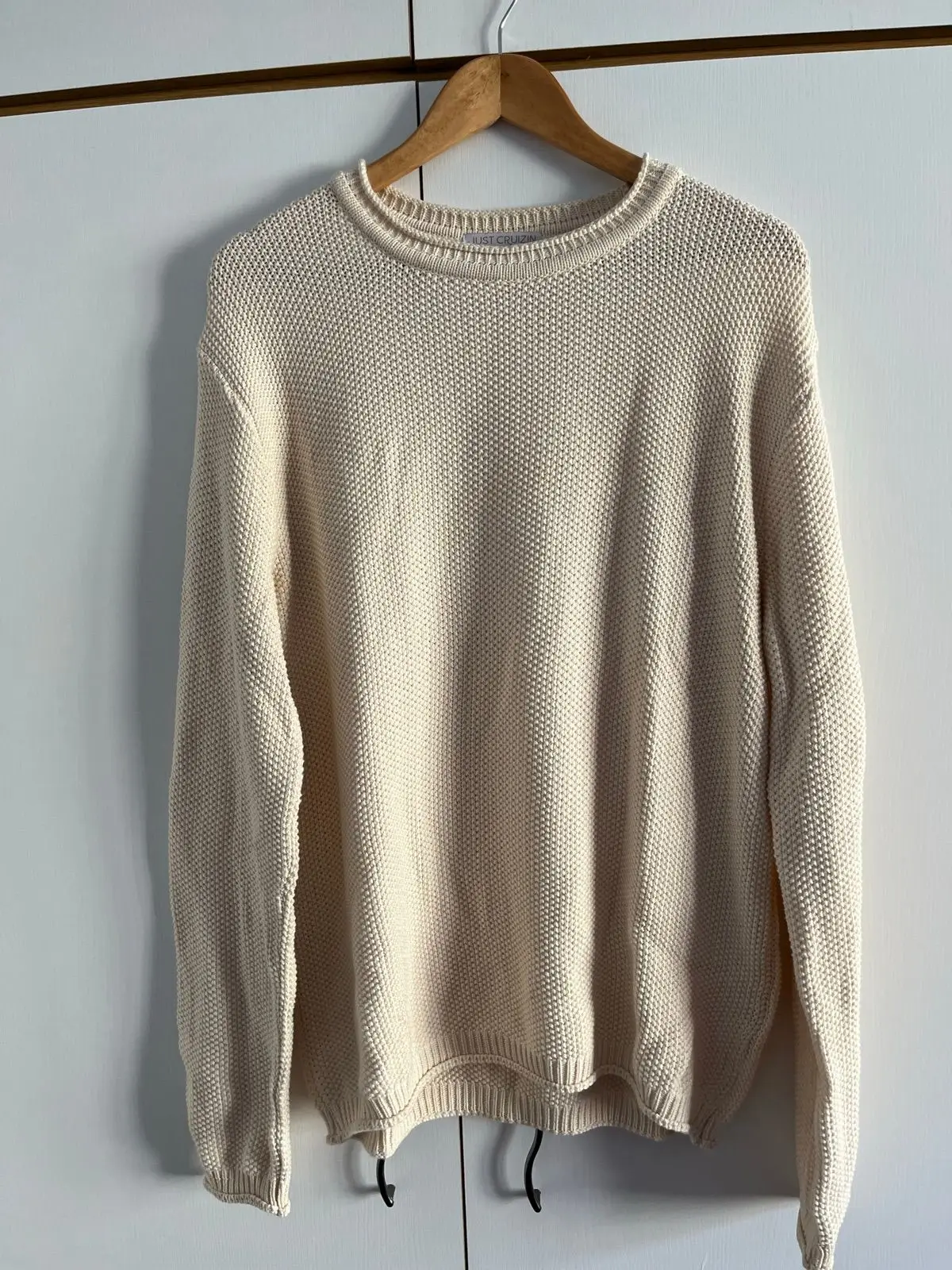 Just Cruizin Cream Knit Sweater