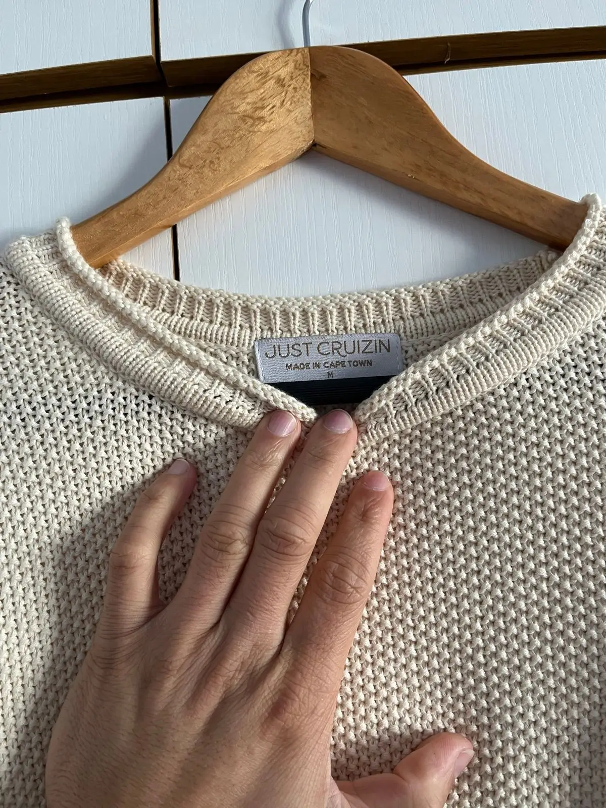 Just Cruizin Cream Knit Sweater